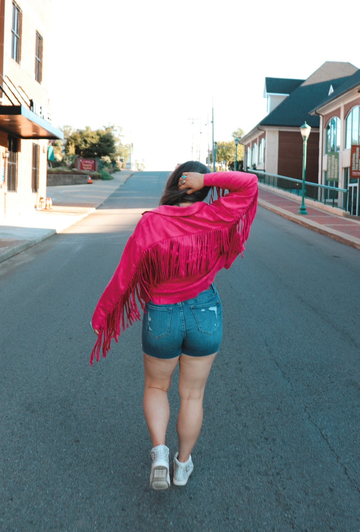 Western Barbie Button Up Top