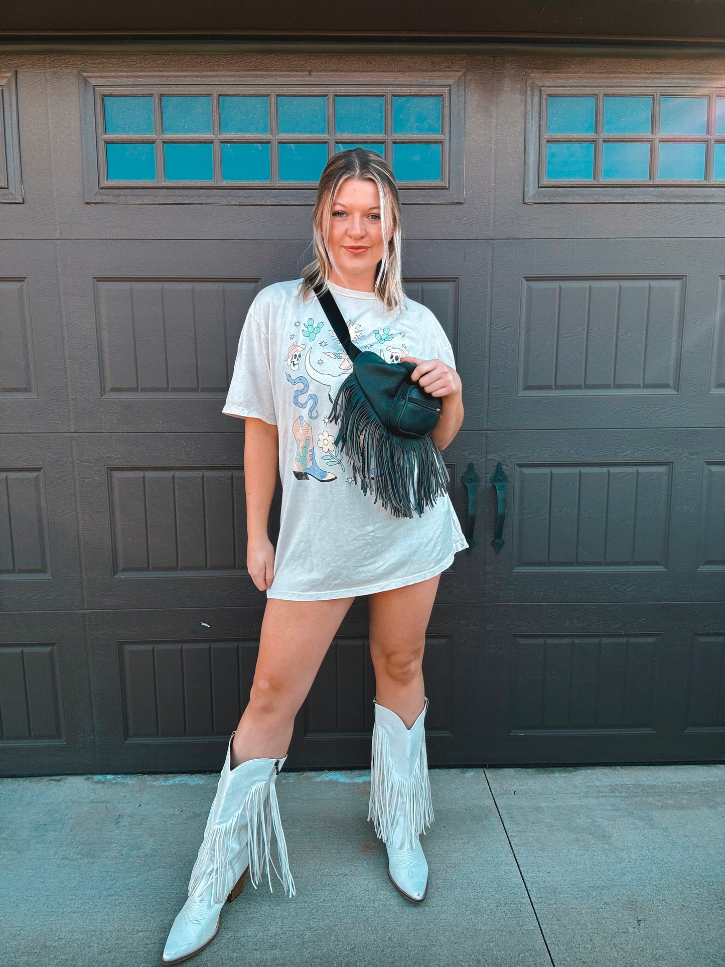 Girly Cowgirl Mineral Washed T-Shirt