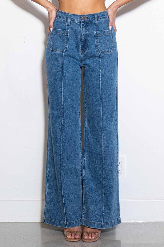 Lainey Wide Leg Jeans