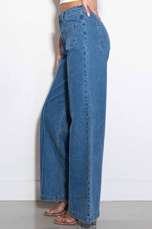 Lainey Wide Leg Jeans