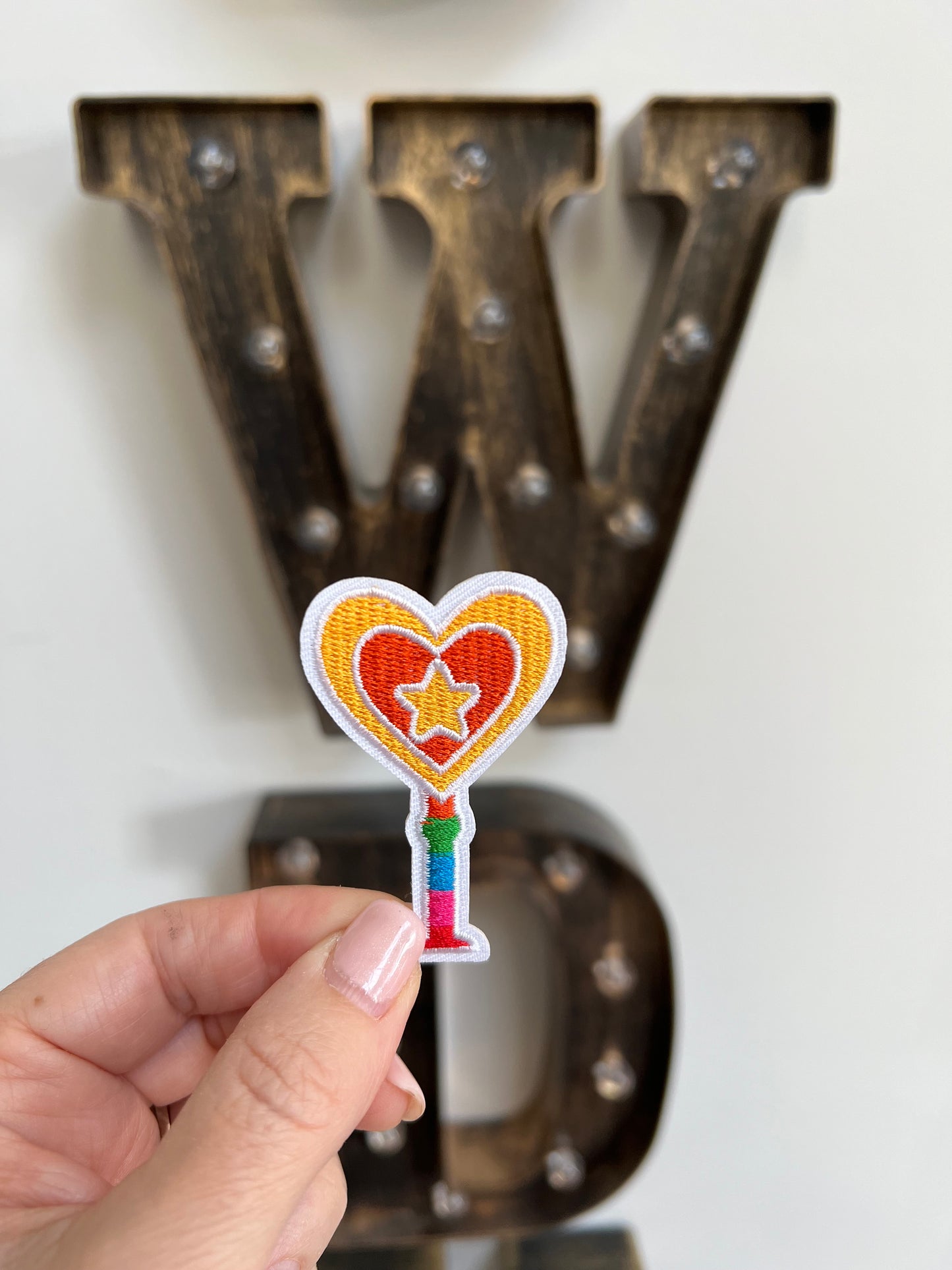 Heart on Stick Patch