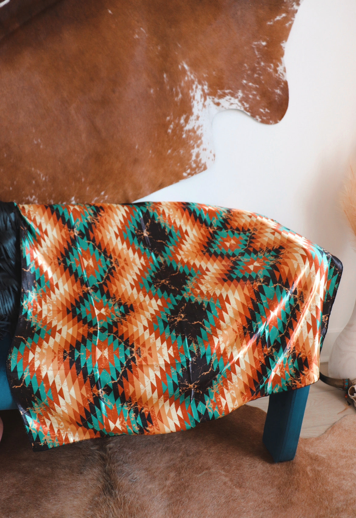 Mustard Aztec Wild Rag
