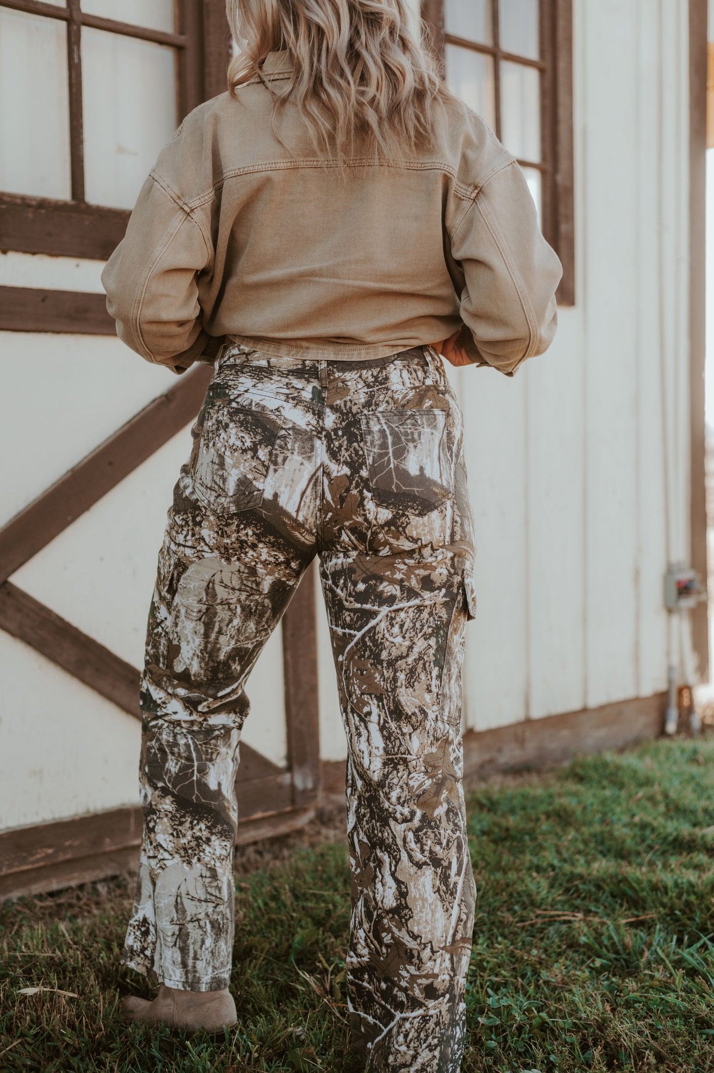 Camo Baggy Cargo Pants