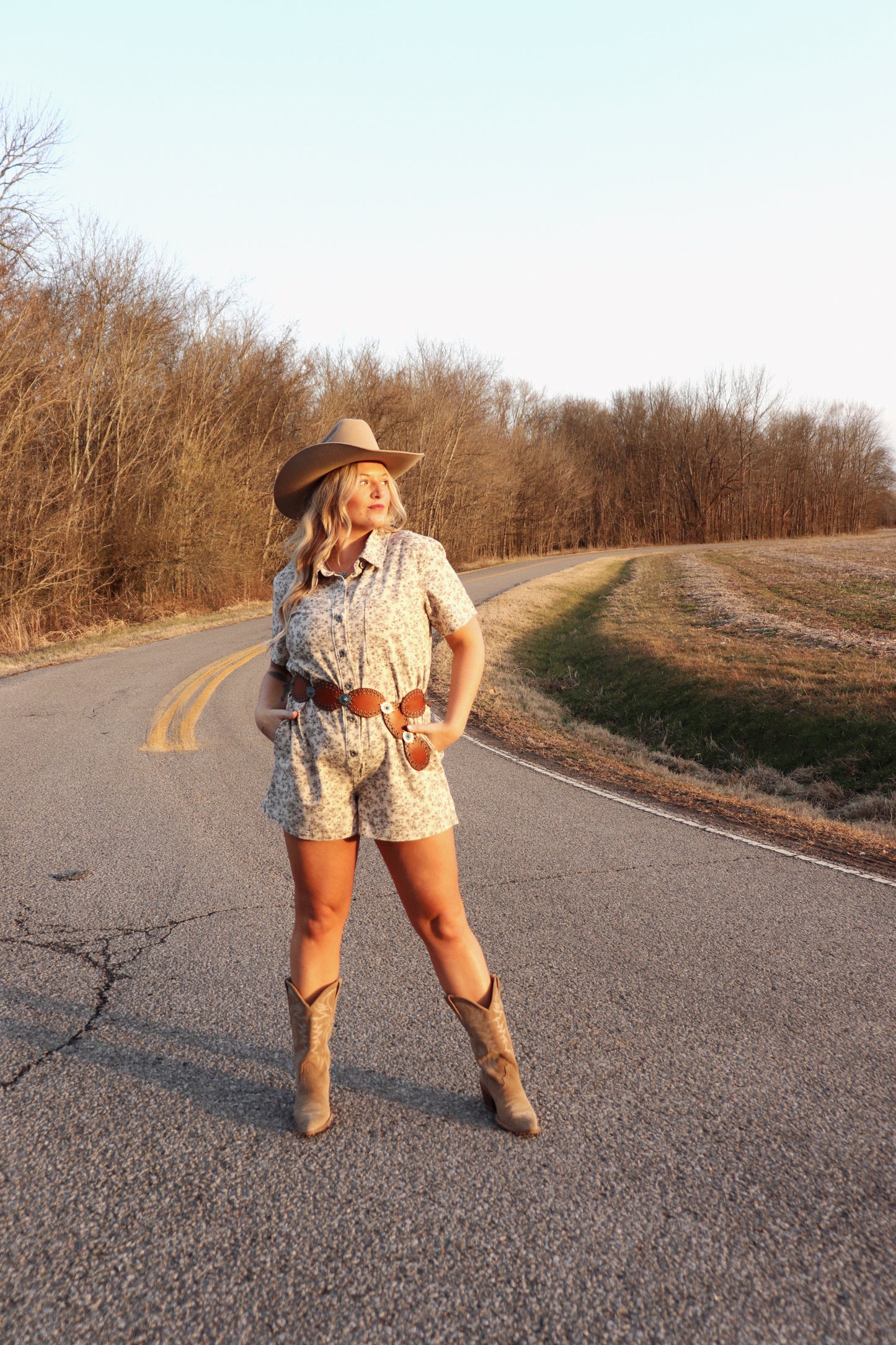 Boho Floral Romper