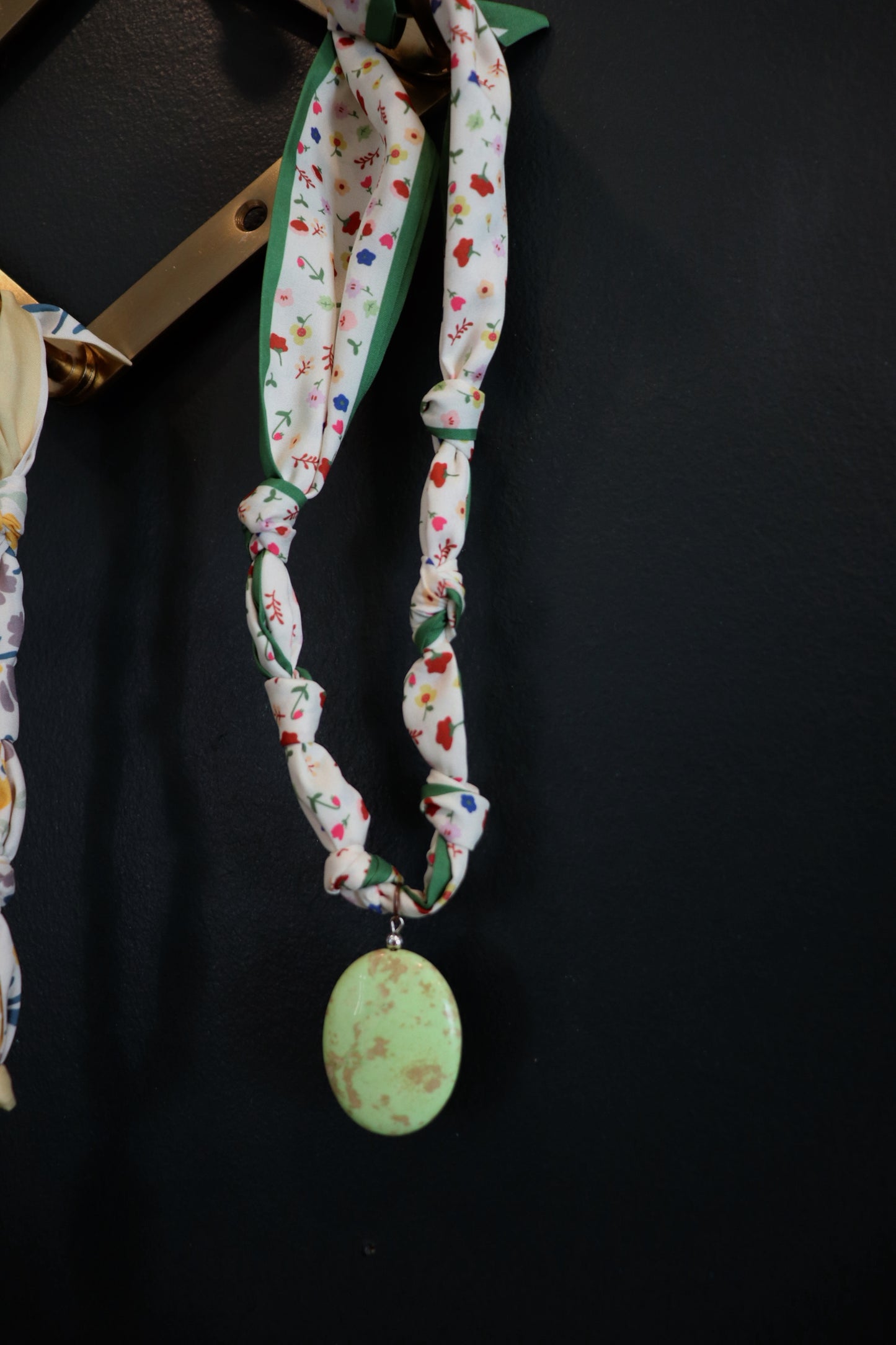 Pendant Scarf Necklace