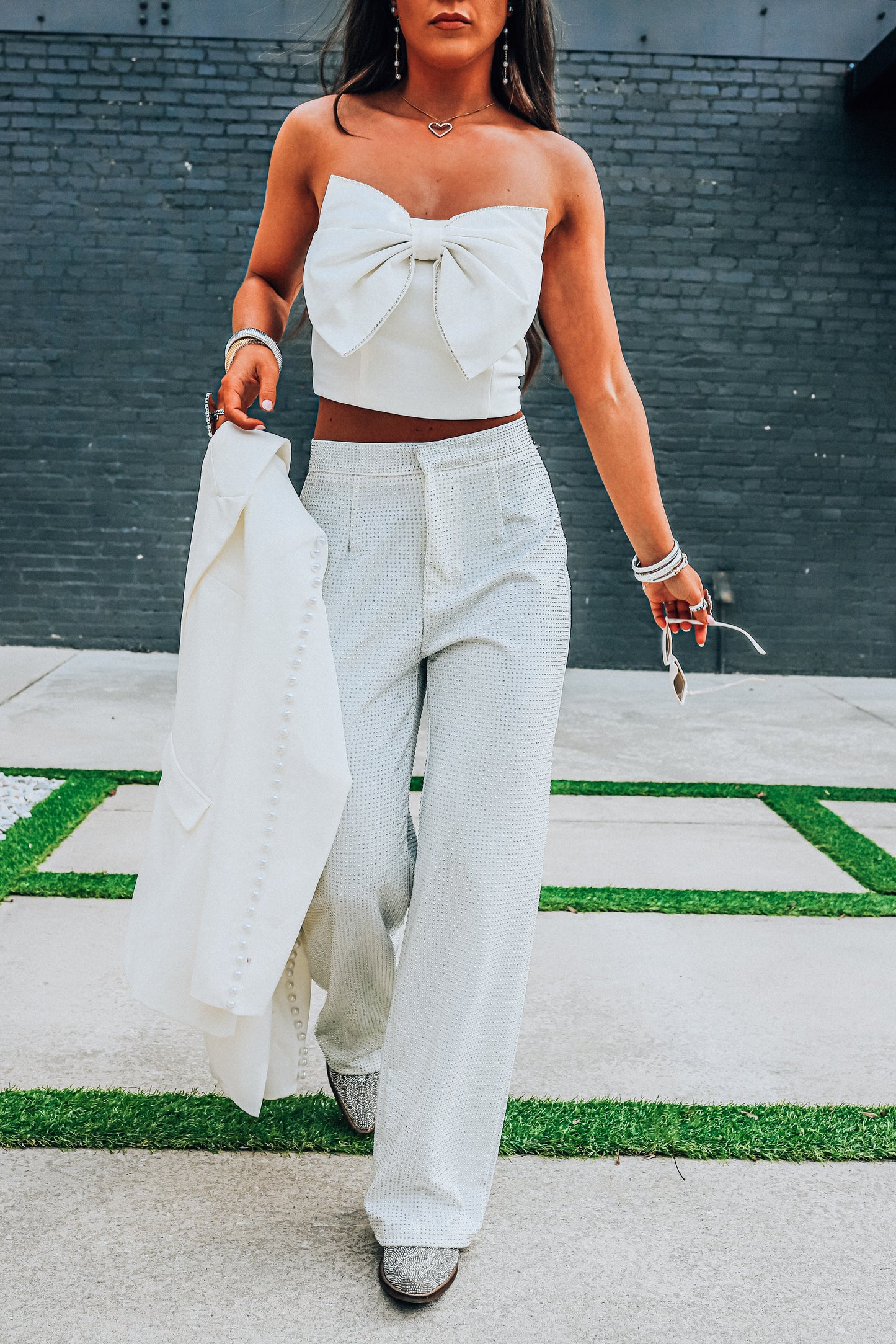 Wife Me Up Embellished Long Pant