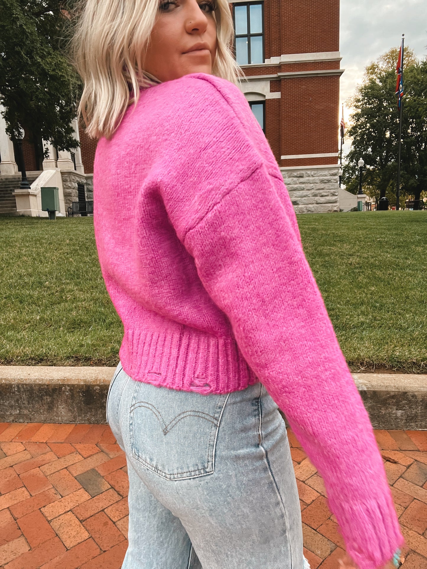 Hot Pink Lola Sweater
