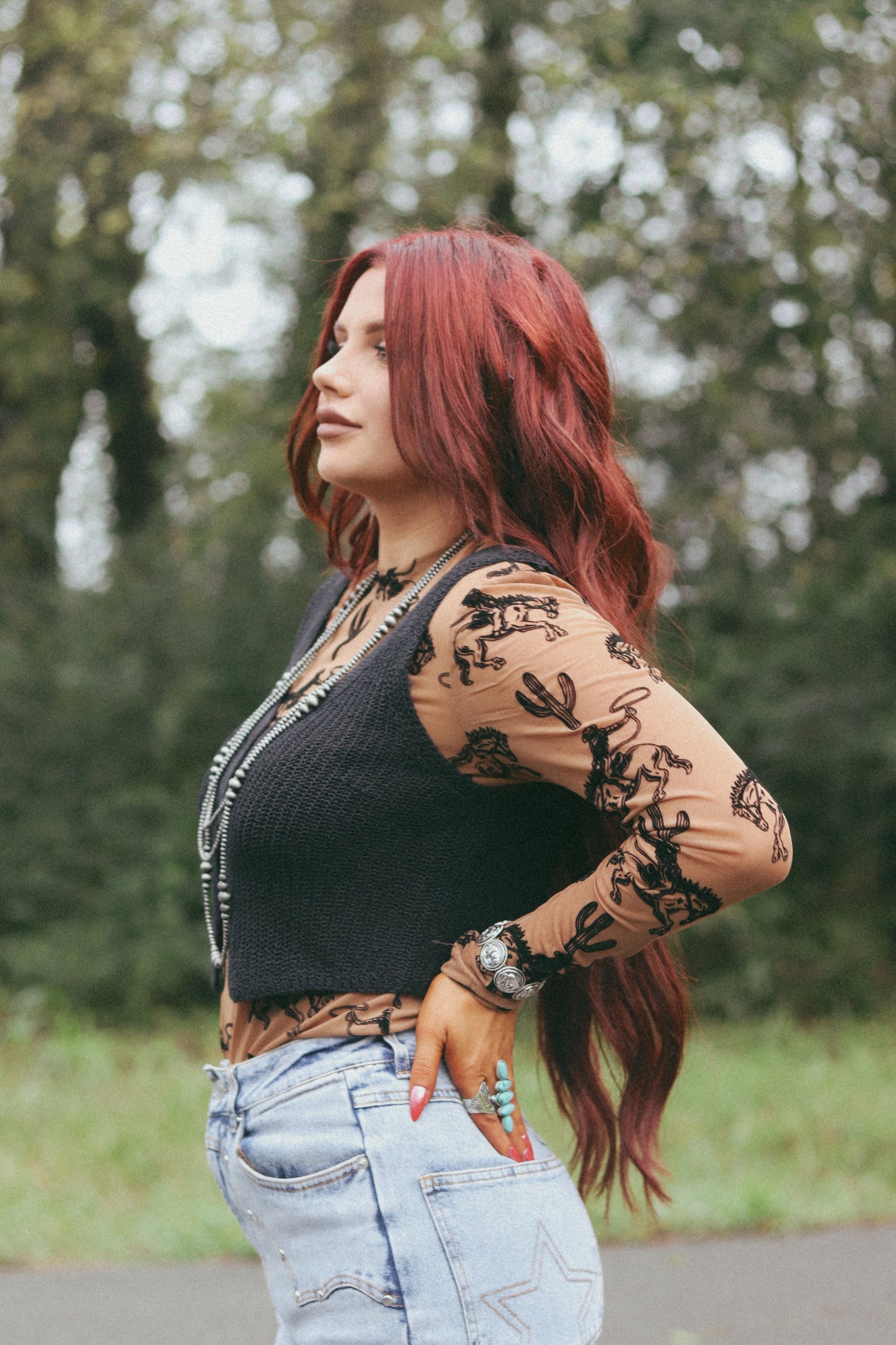 Bronco Mesh Top