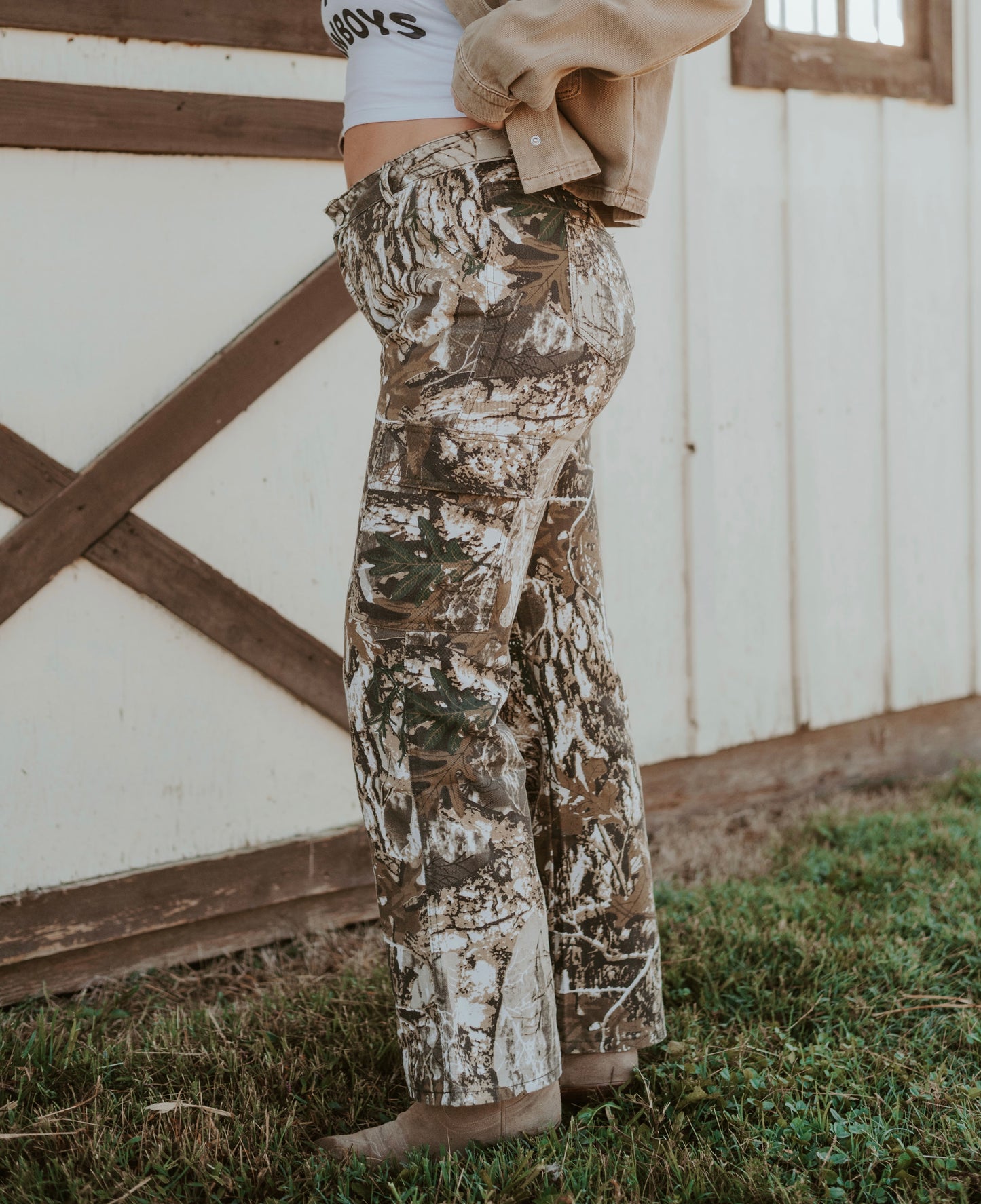 Camo Baggy Cargo Pants
