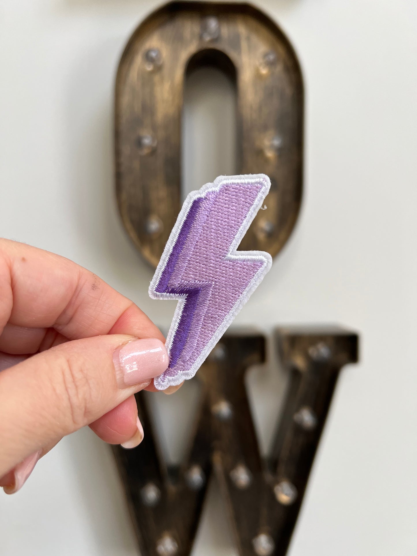 Two Toned Lightning Patch