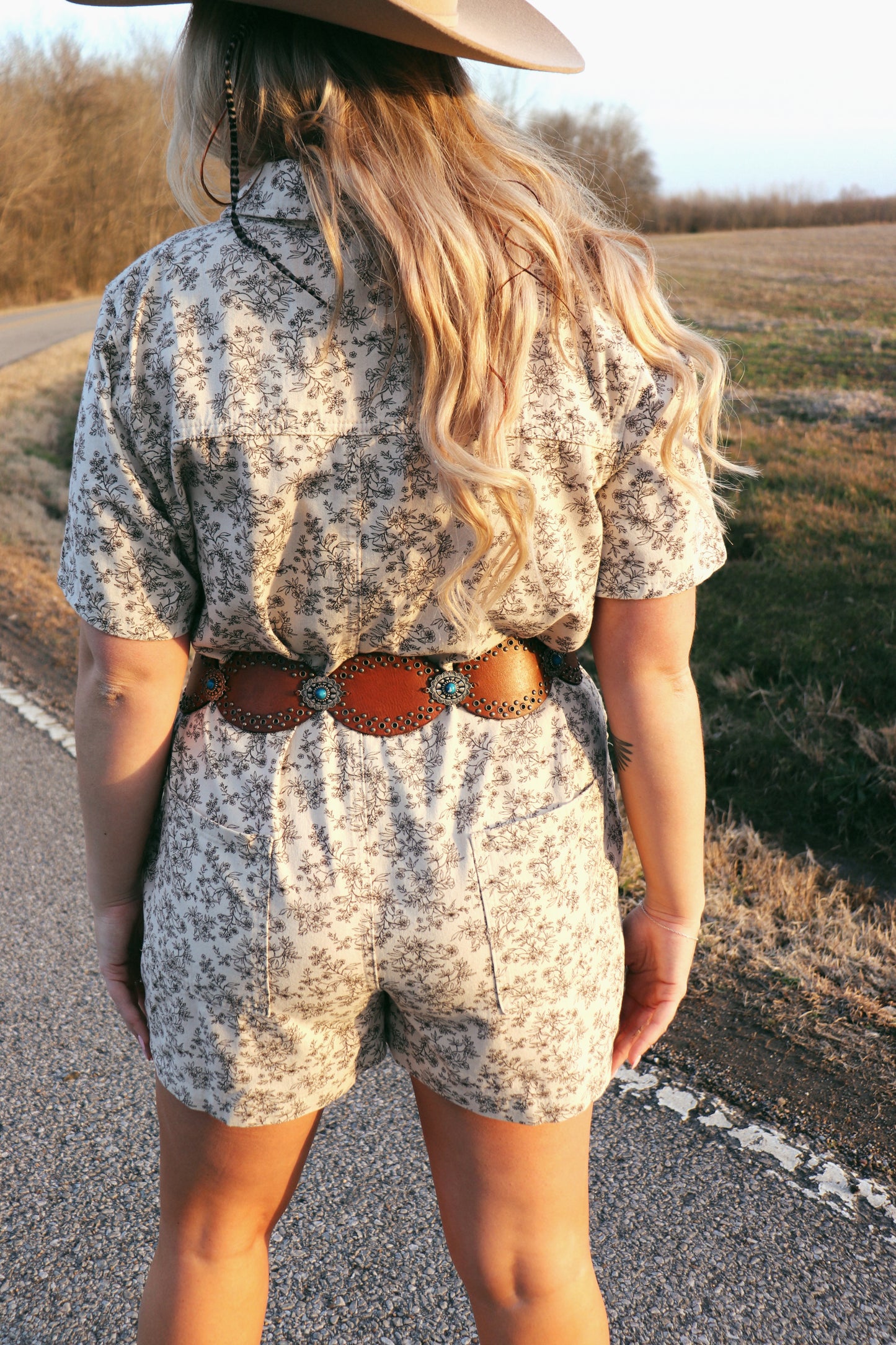 Boho Floral Romper