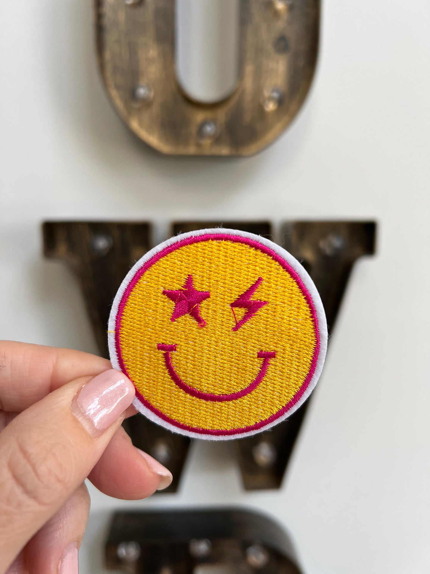 Wink Smiley Patch