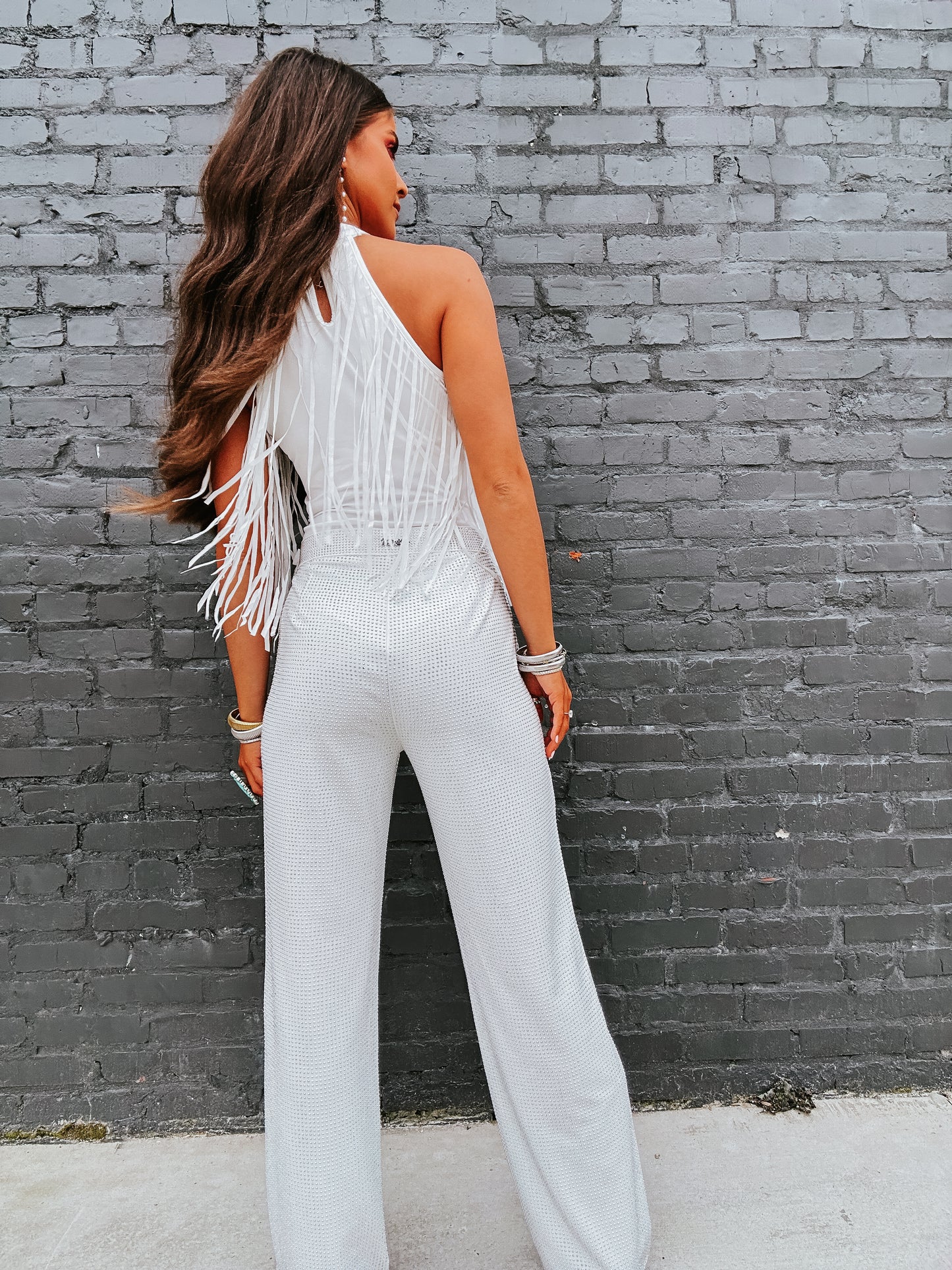 Wife Me Up Embellished Long Pant