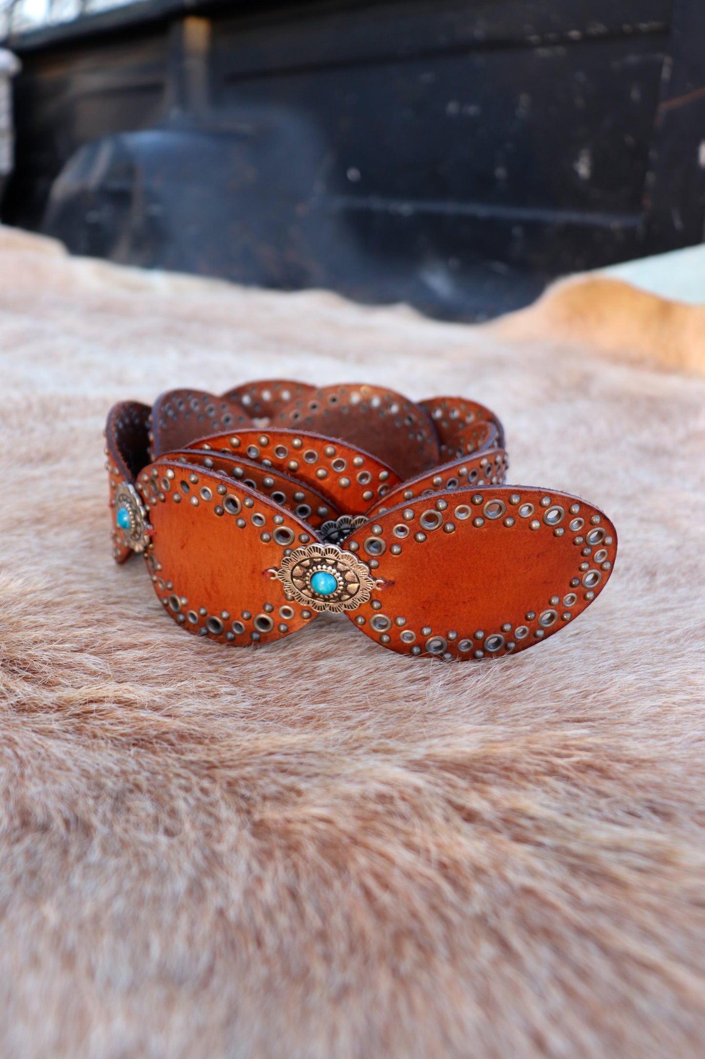 Alta Leather Wrap Belt