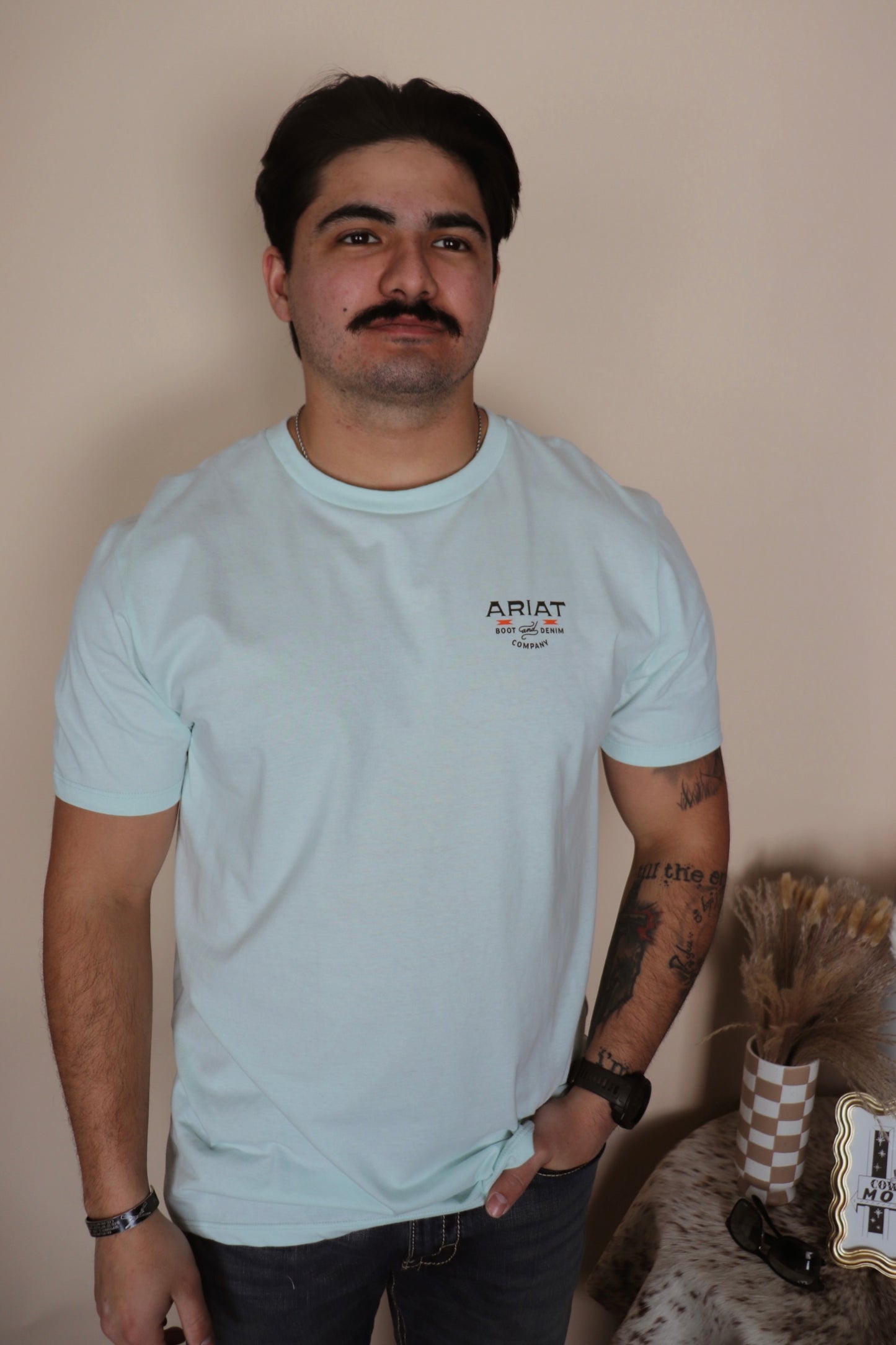 MNS Ariat Lucky Shoe Tshirt