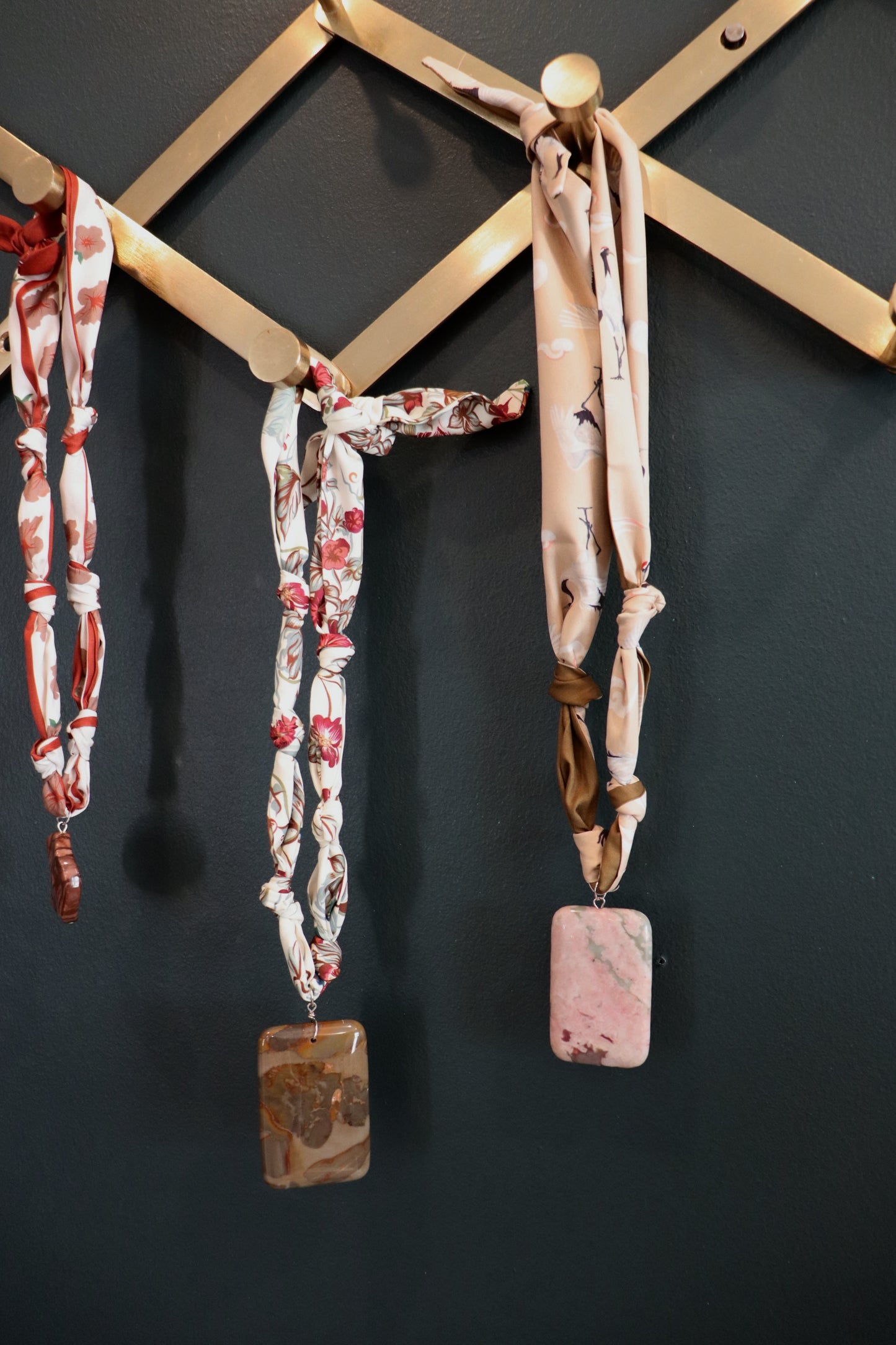 Pendant Scarf Necklace