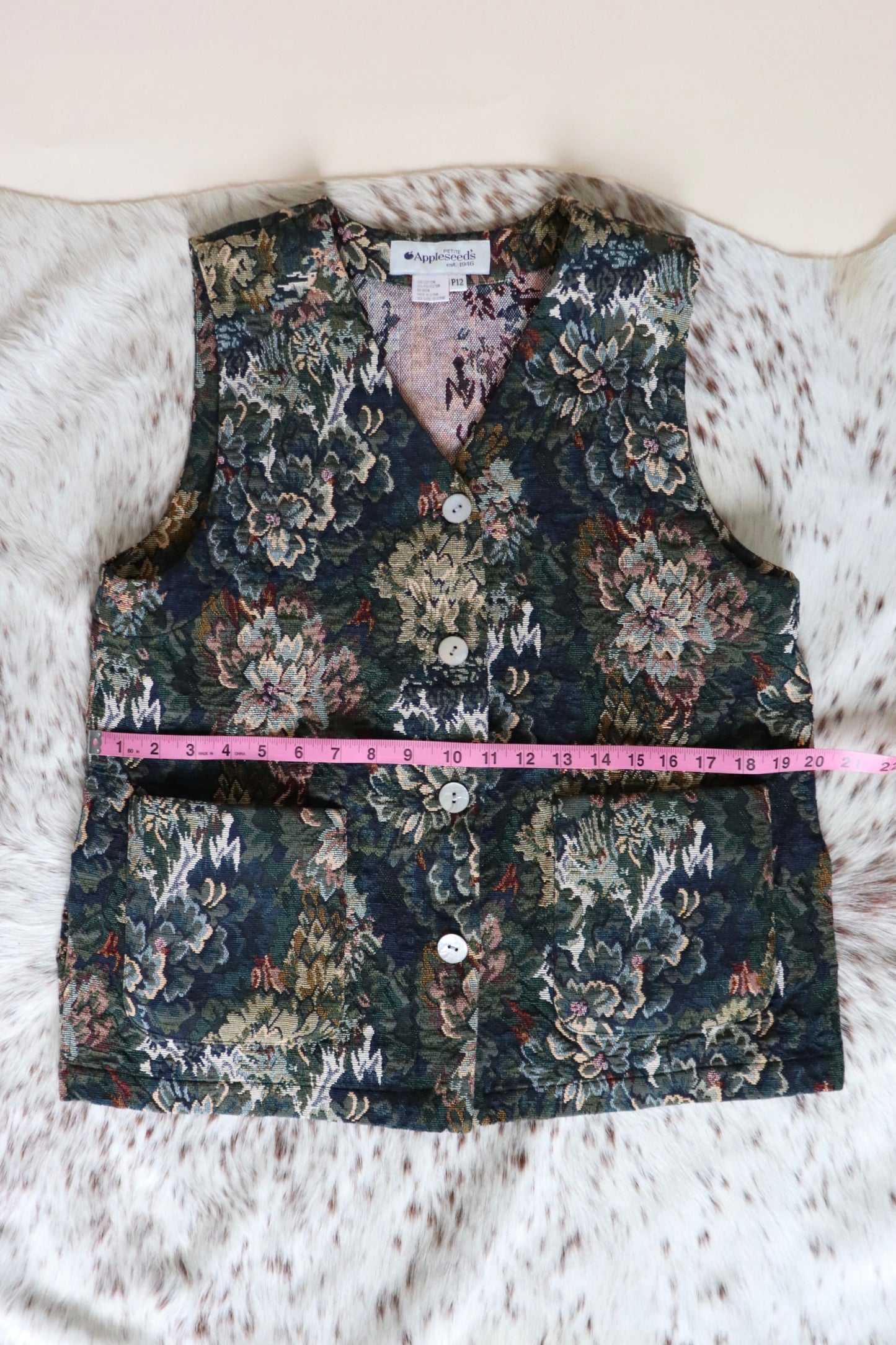 Vintage Floral Vest