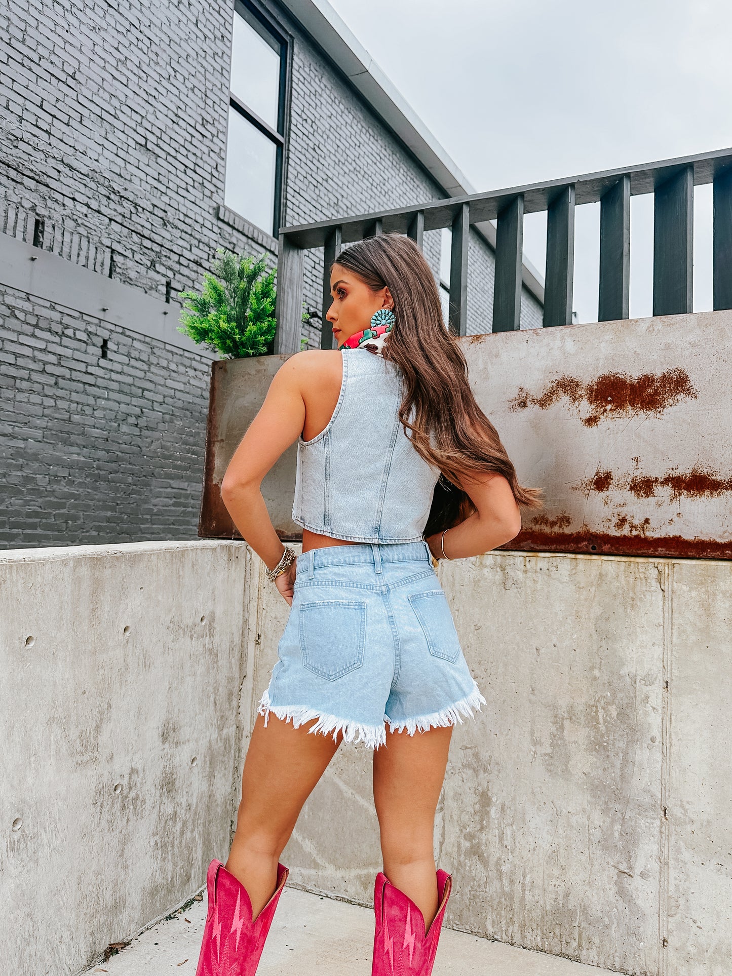 Quinn Light Denim Vest