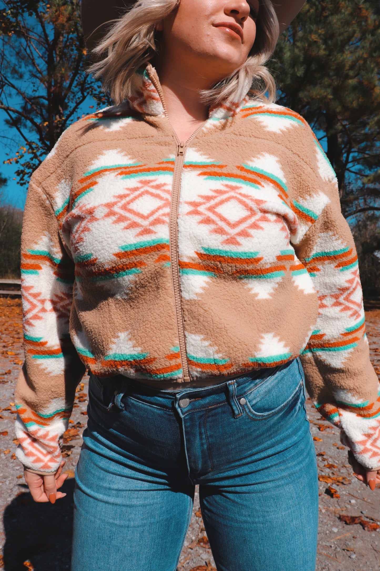 Zay Chic Zip Up Jacket