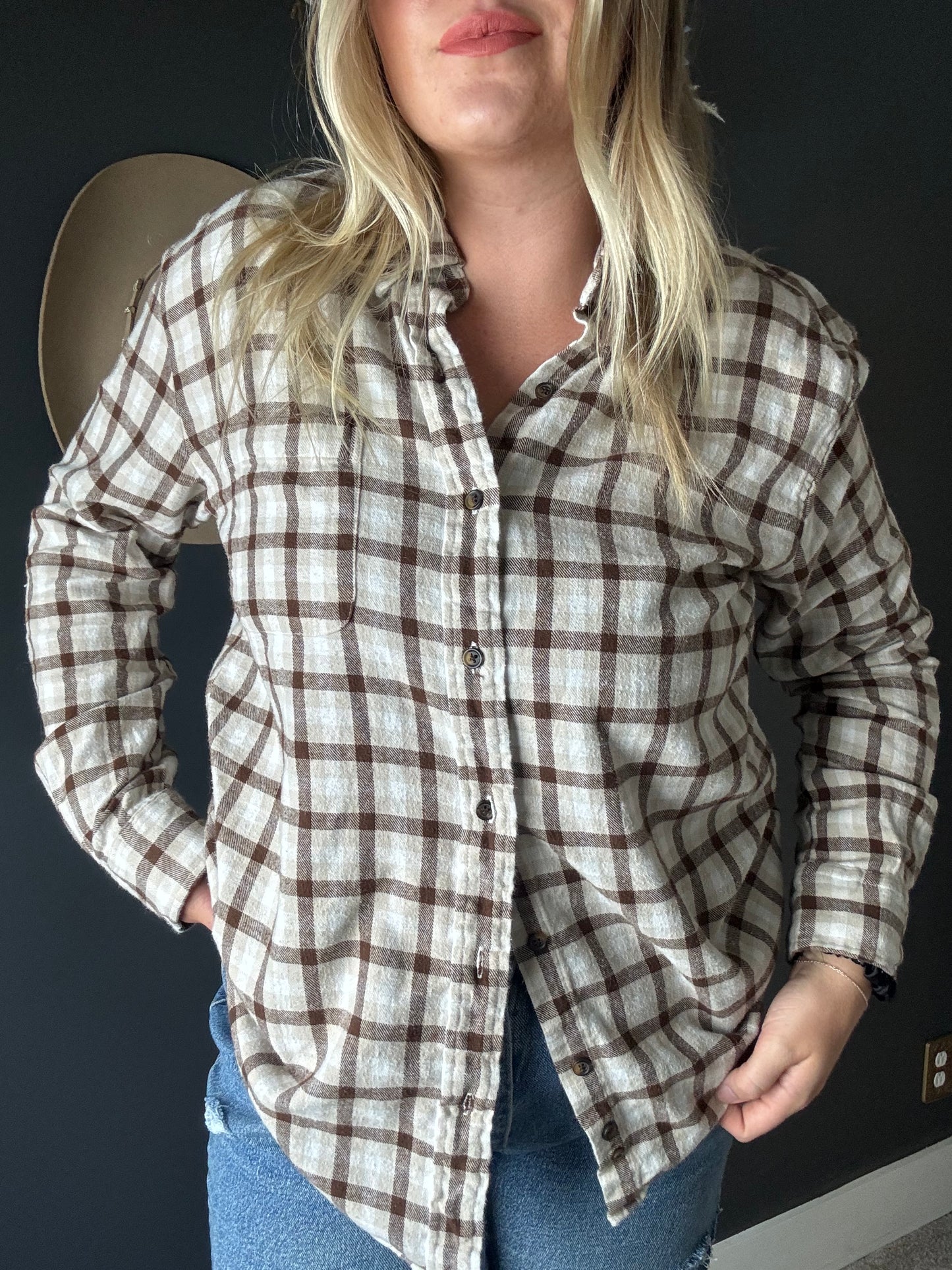 Grandpa Kyle’s Tan Flannel