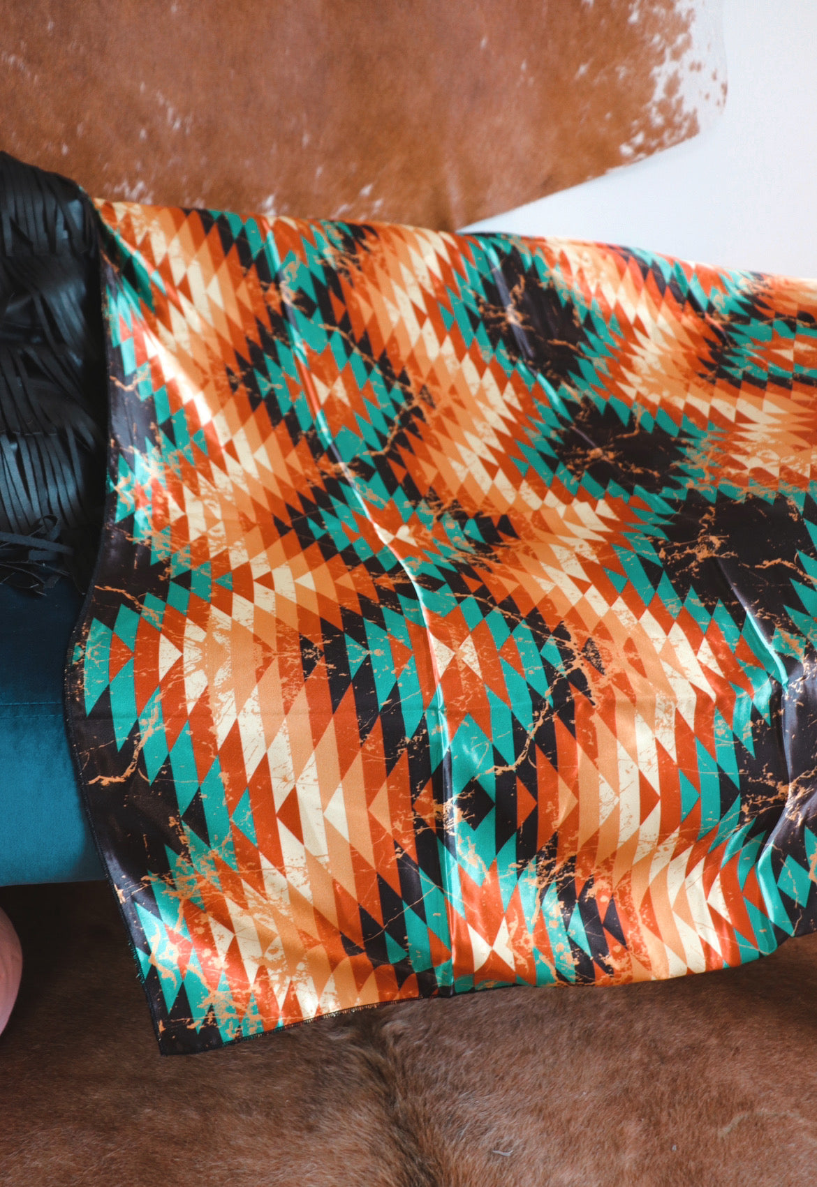 Mustard Aztec Wild Rag