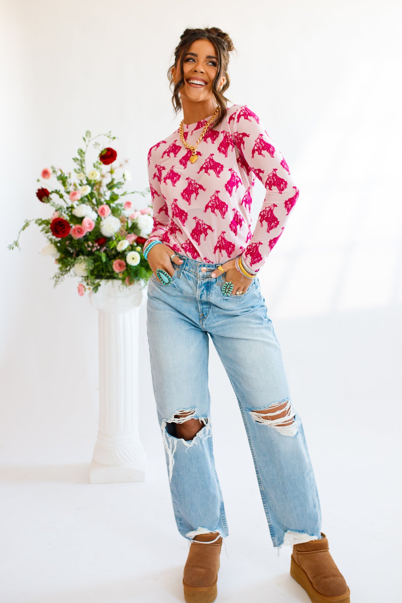 Ariat High Rise Straight Jeans