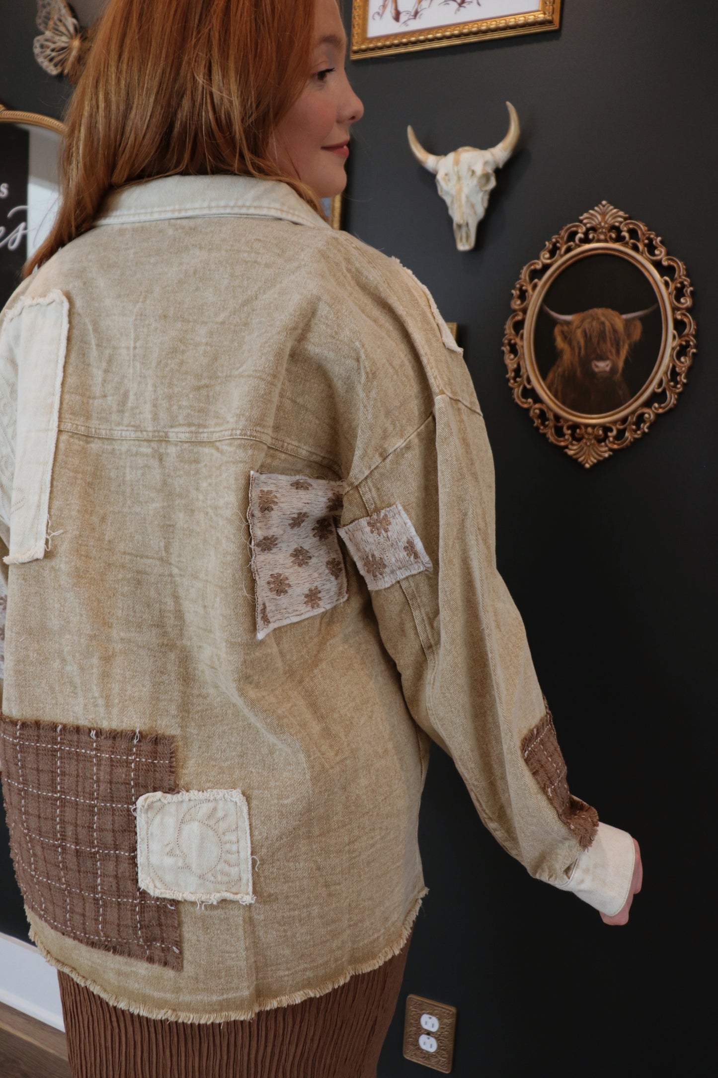 Boho Chic Shirt Jacket