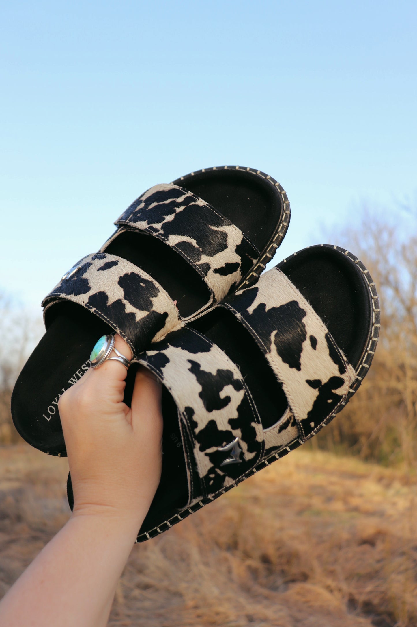 Canon Cowhide Sandals