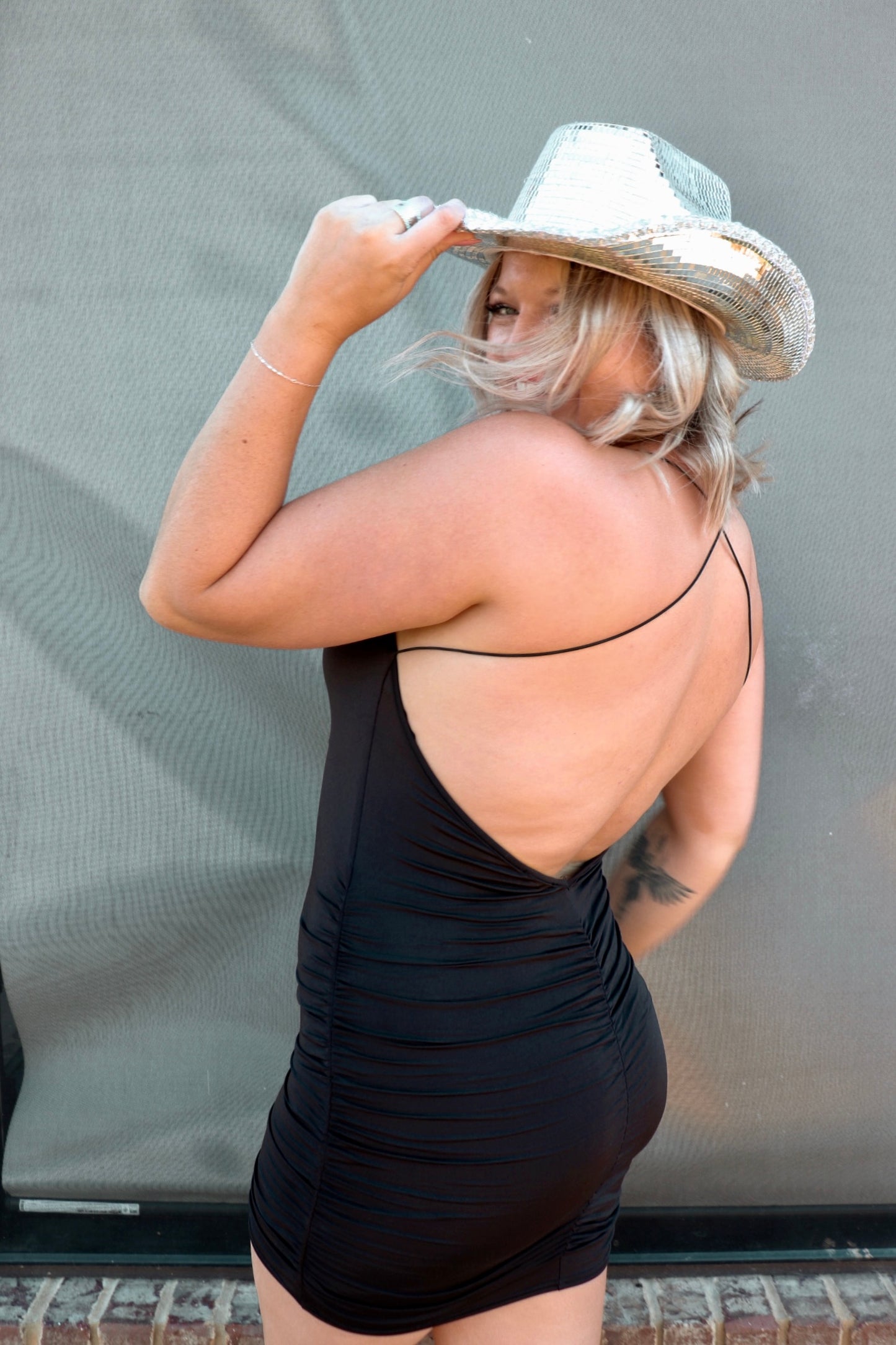 Aurora Black Mini Dress