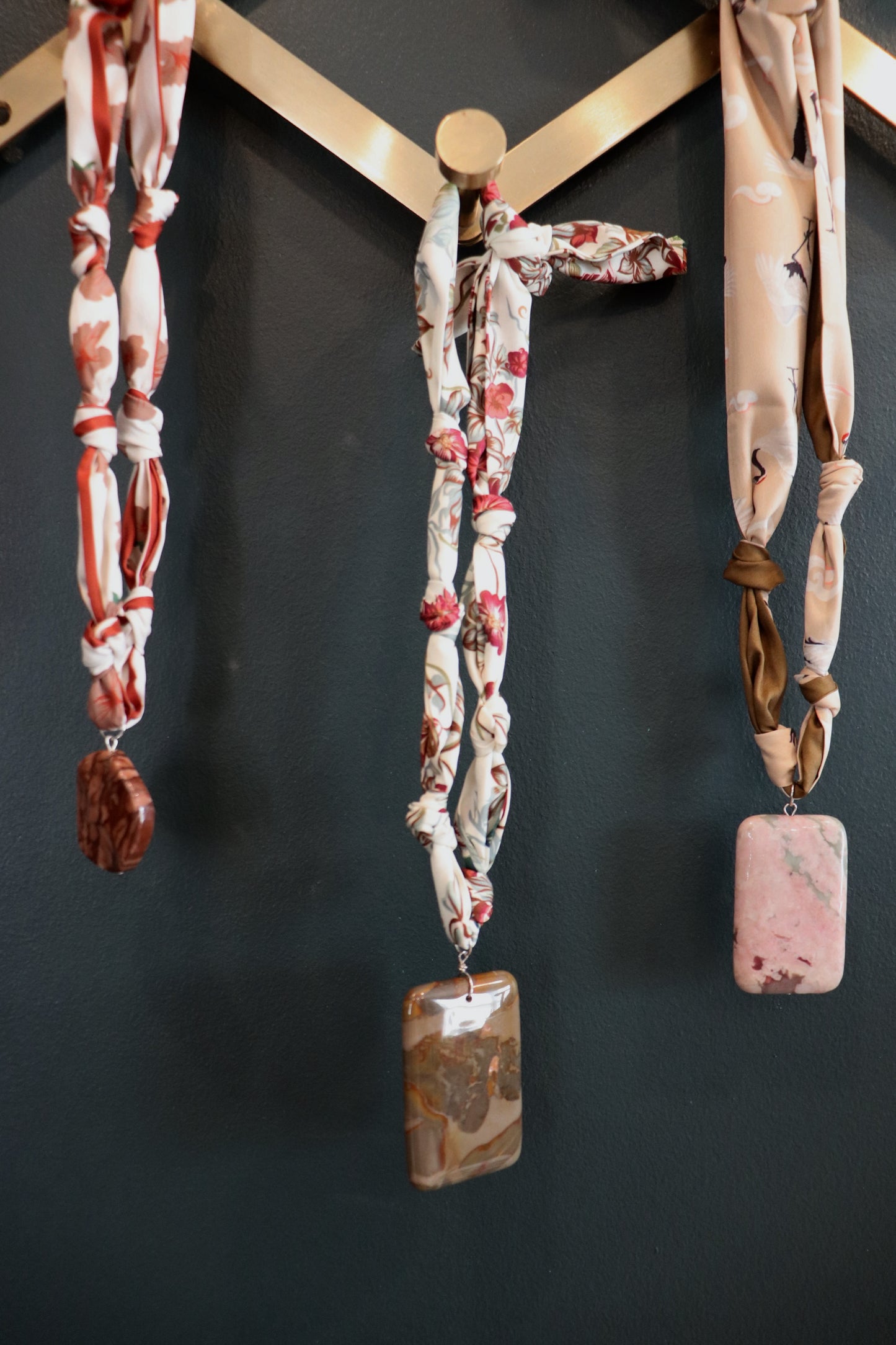 Pendant Scarf Necklace
