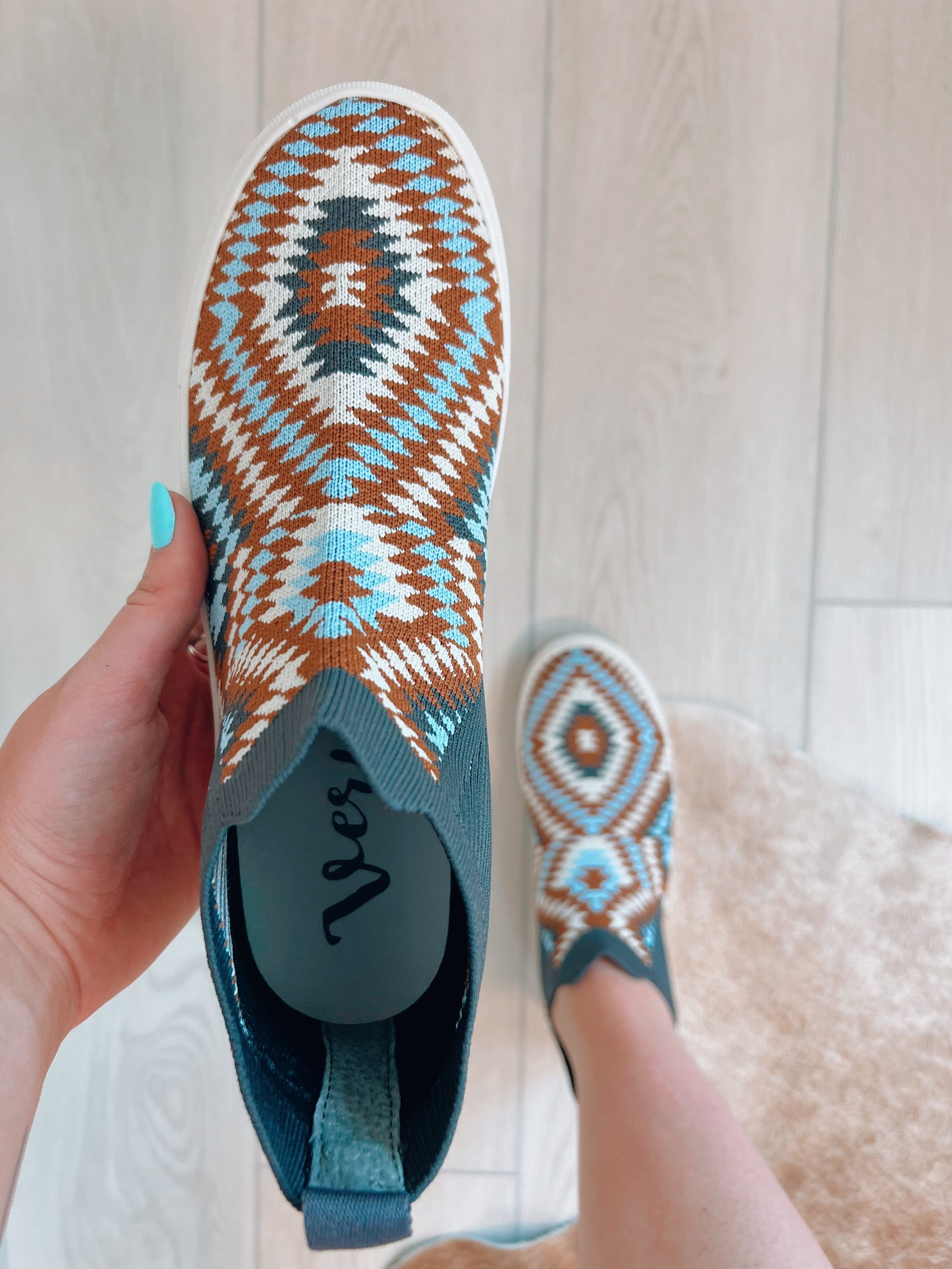 Aztec High Top Shoes
