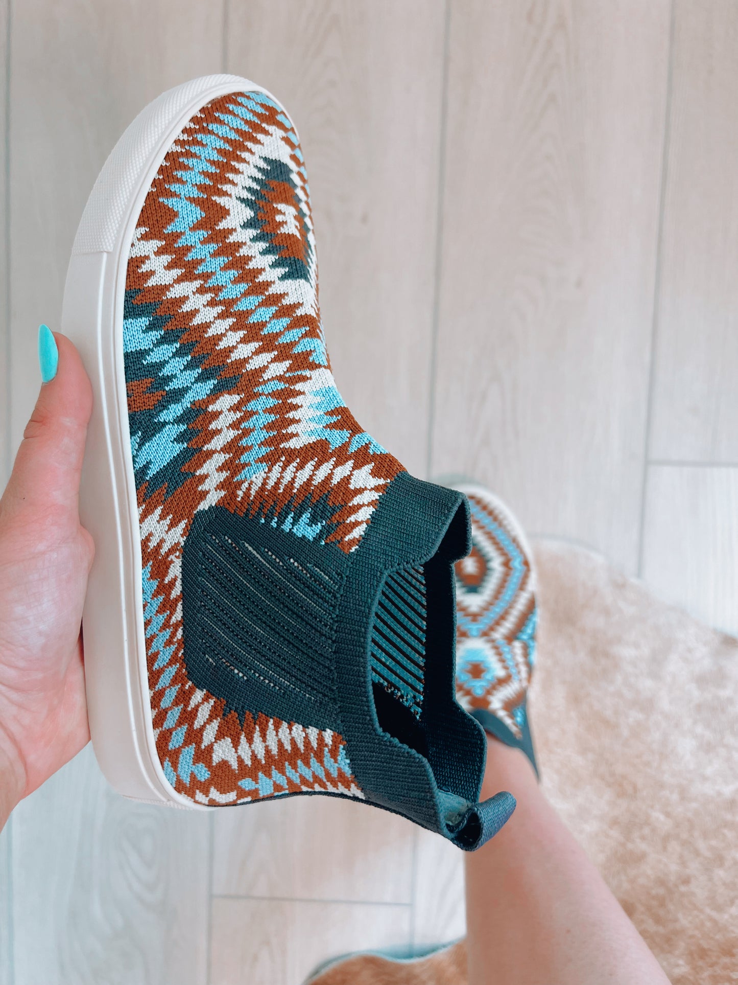 Aztec High Top Shoes
