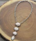 White Drop Necklace