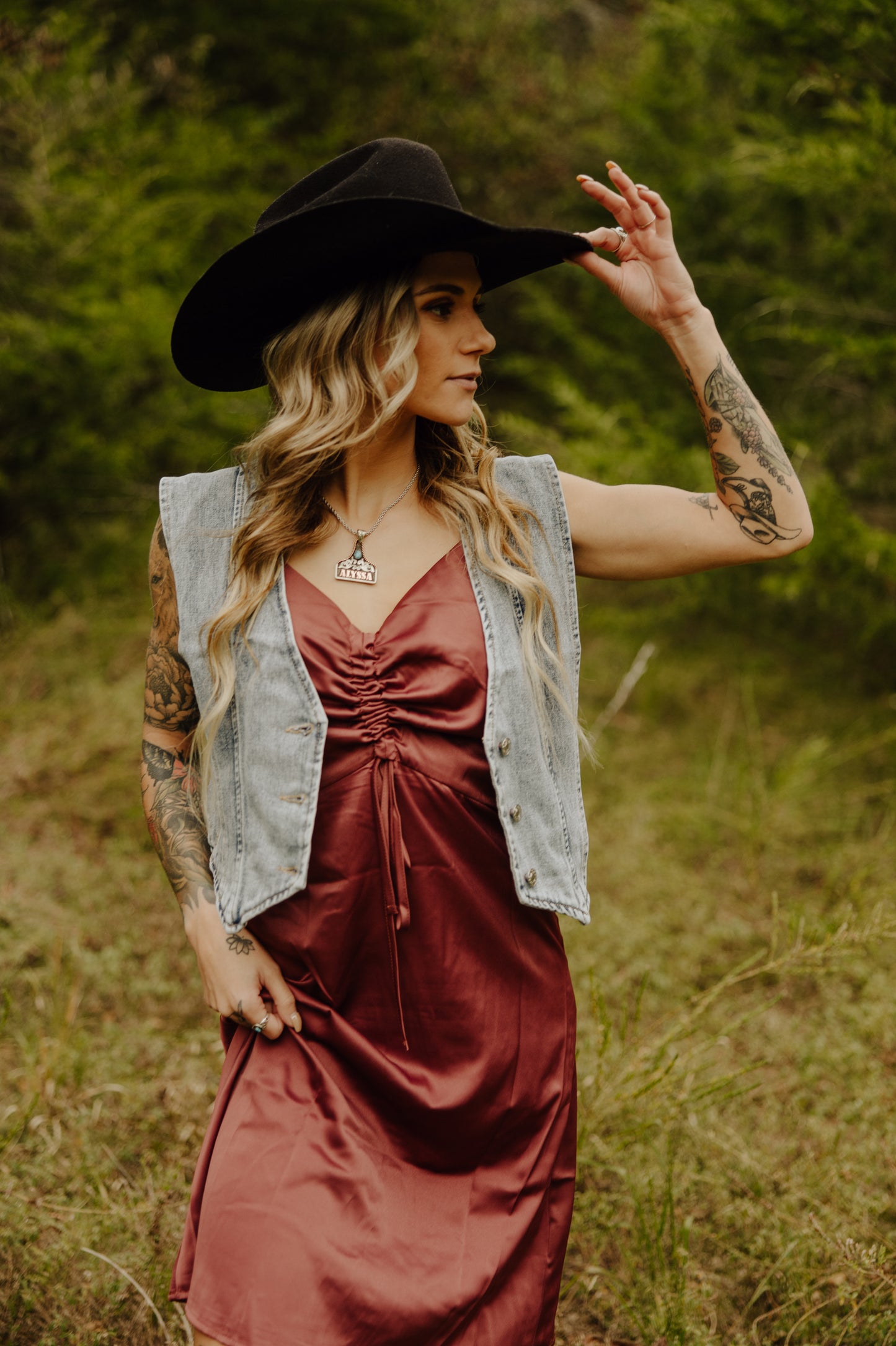 Day to Night Satin Dress