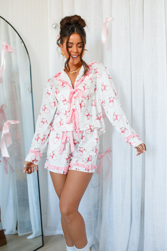 Boots & Hearts Pajama Set