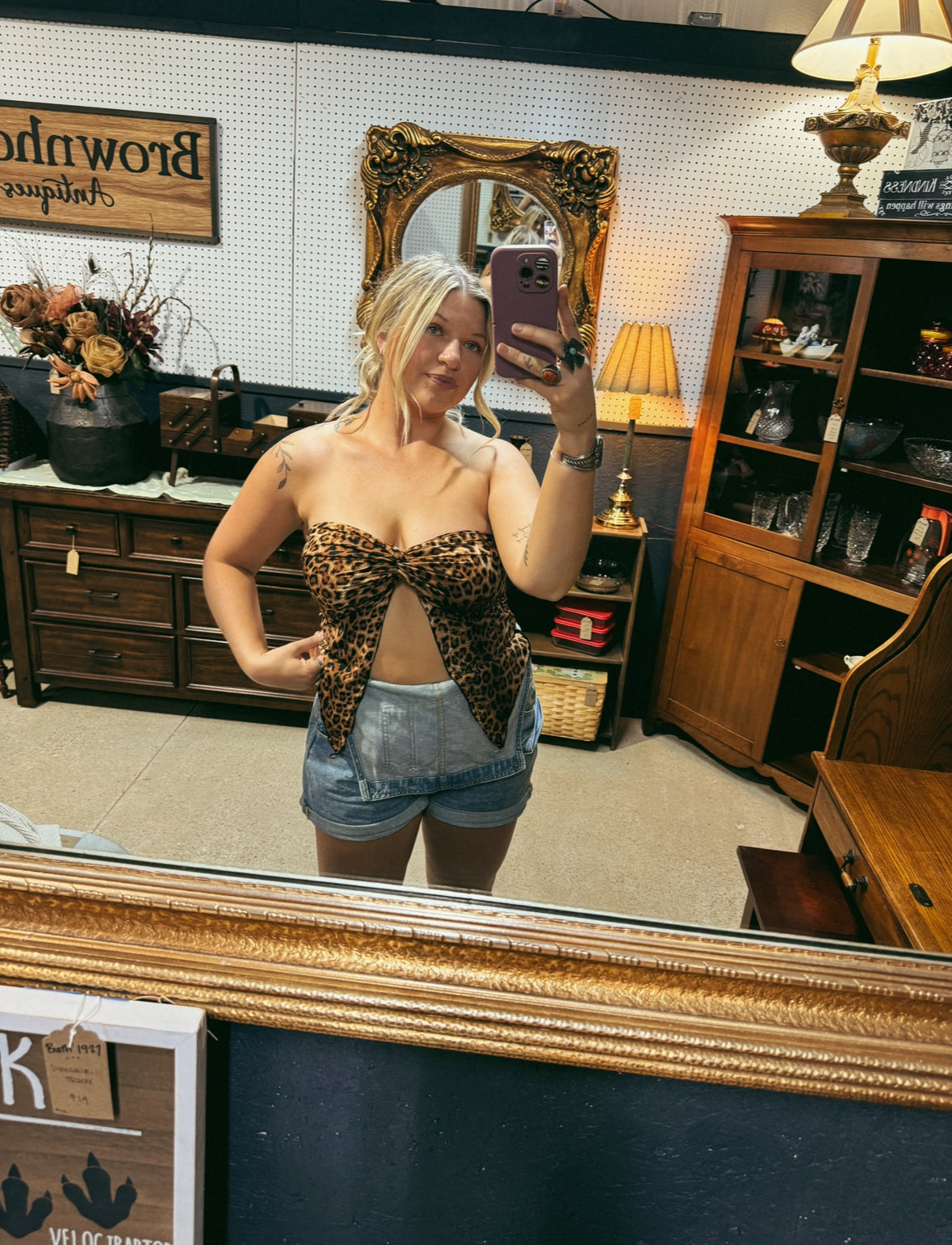 Leopard Fly Away Tube Top