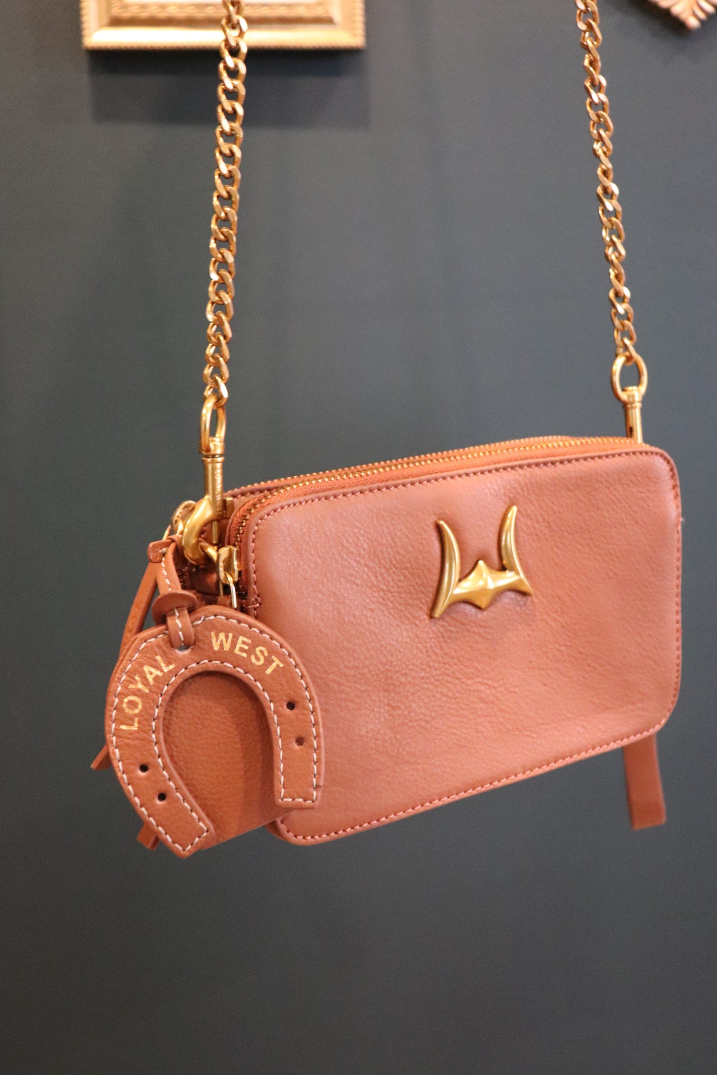 Brown Shell Mini Purse