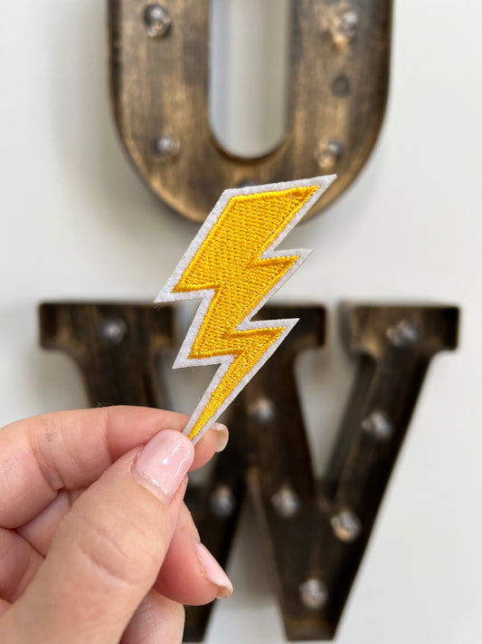 Yellow Lightning Patch