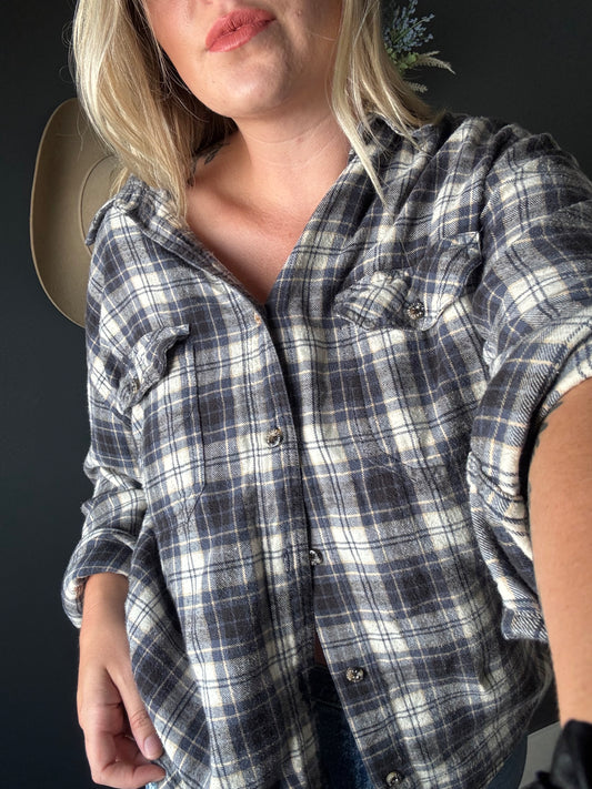 Grandpa John’s Navy Flannel