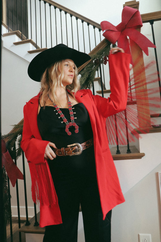 The Tess Fringed Blazer