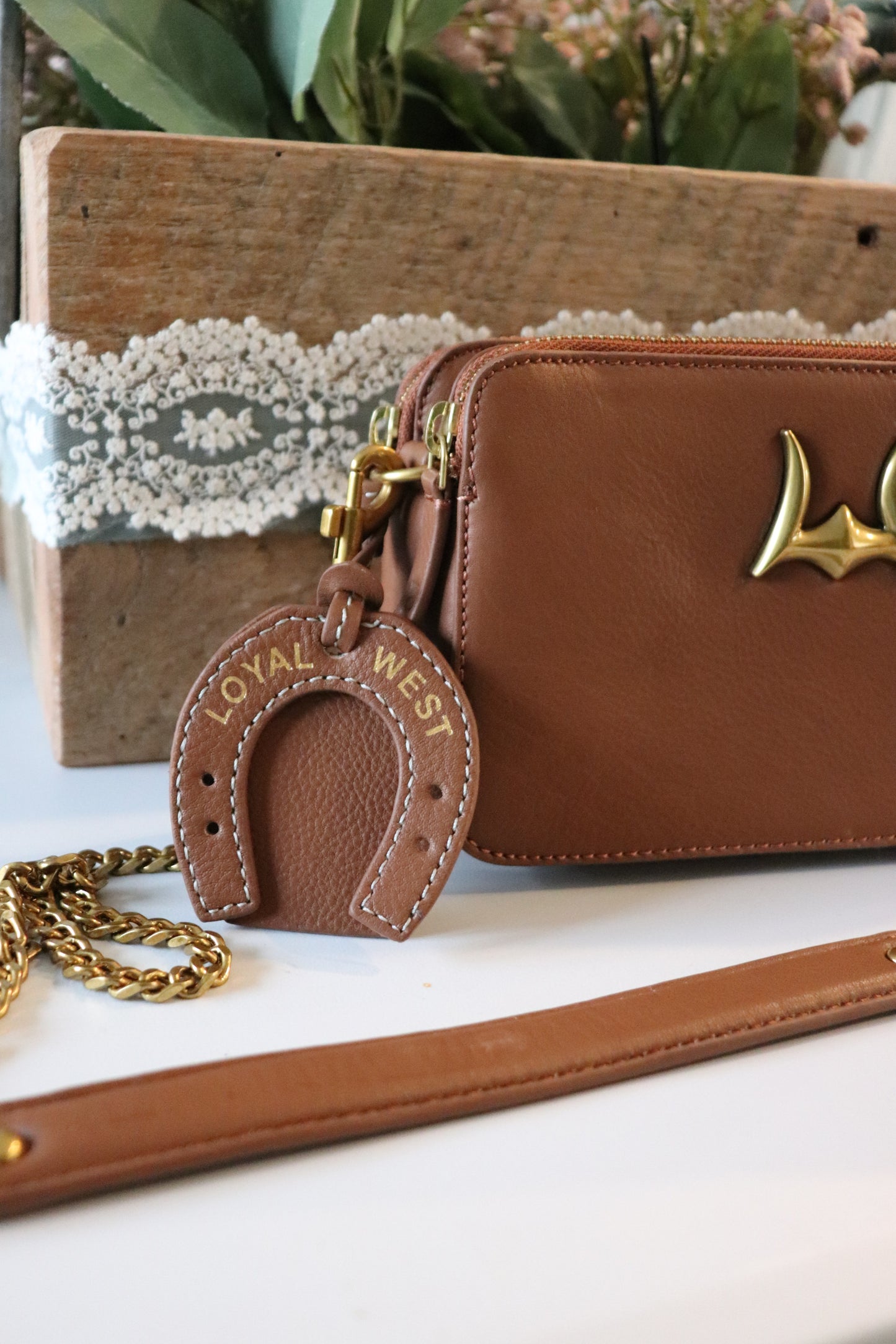 Brown Shell Mini Purse