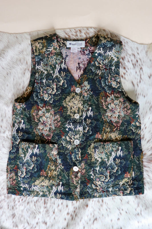 Vintage Floral Vest