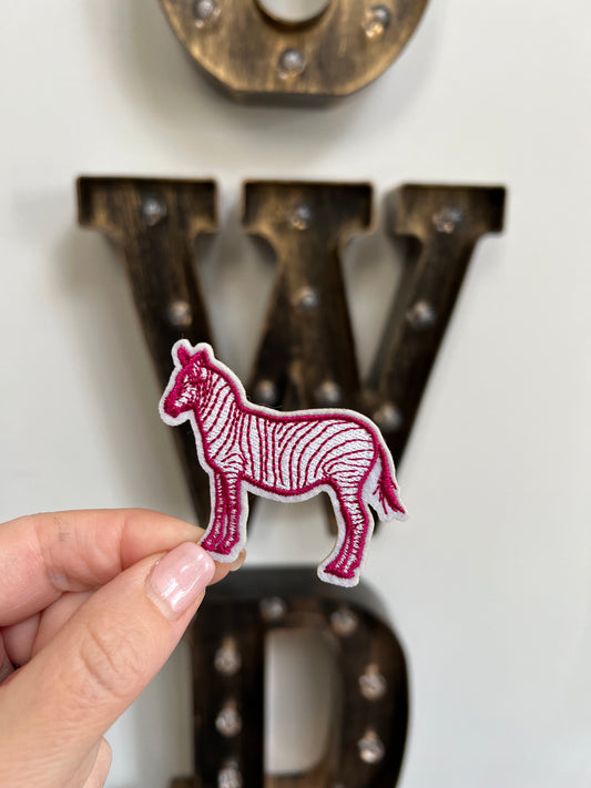 Pink Zebra Patch