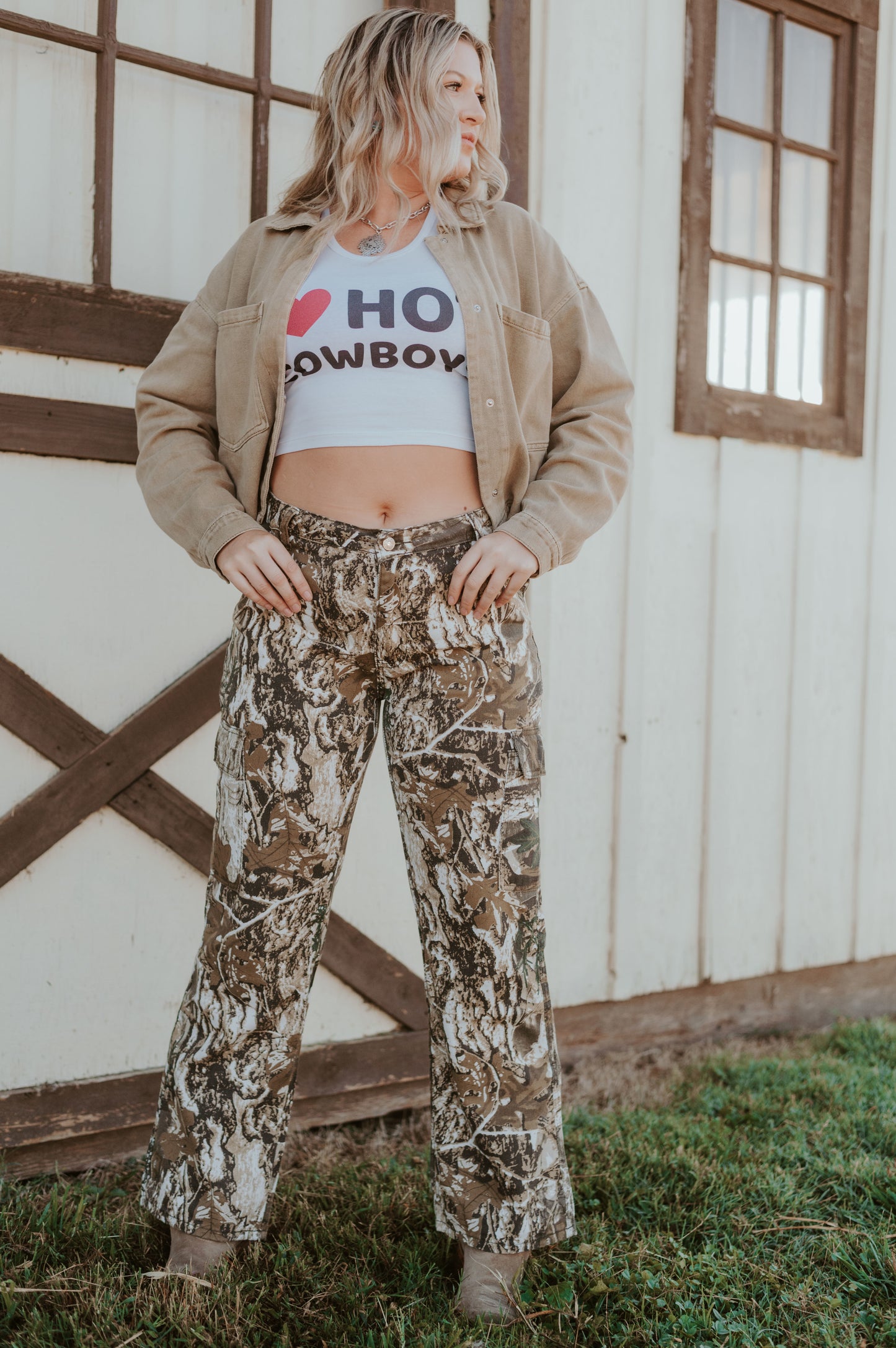 Camo Baggy Cargo Pants