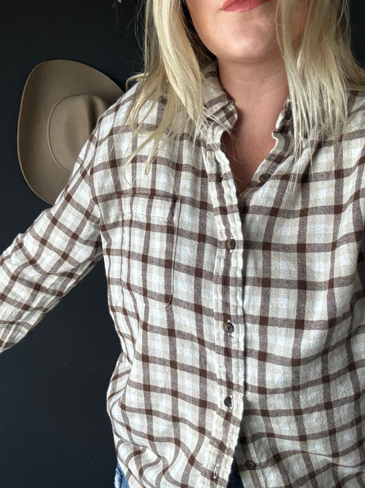 Grandpa Kyle’s Tan Flannel