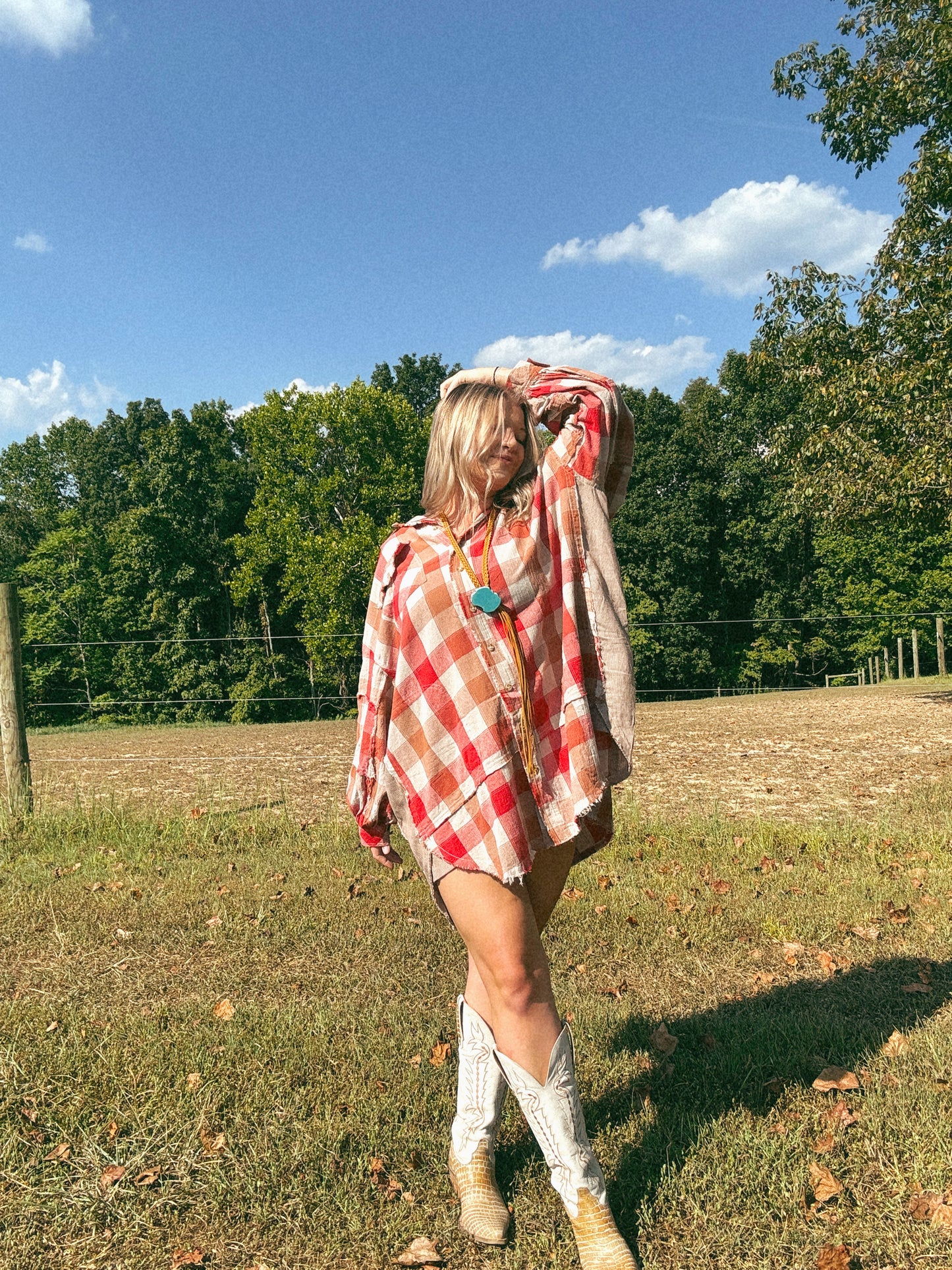 Strawberry Field Button Dress