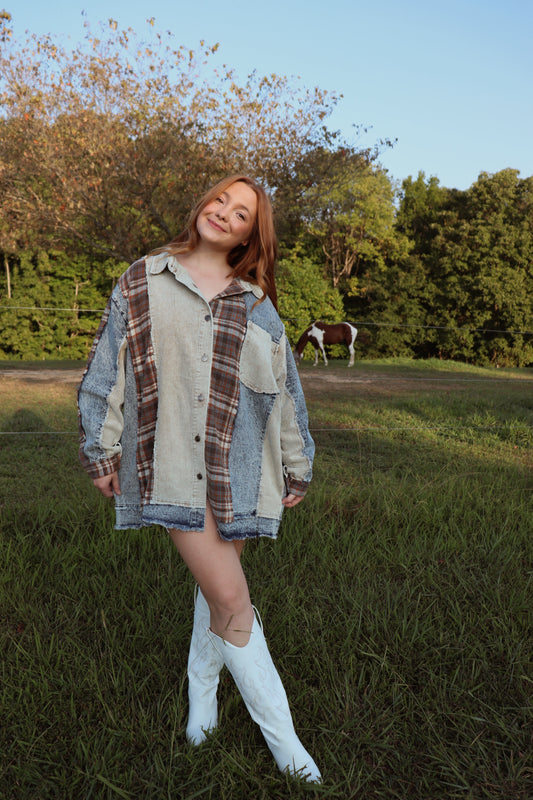 Charlotte Denim Shacket