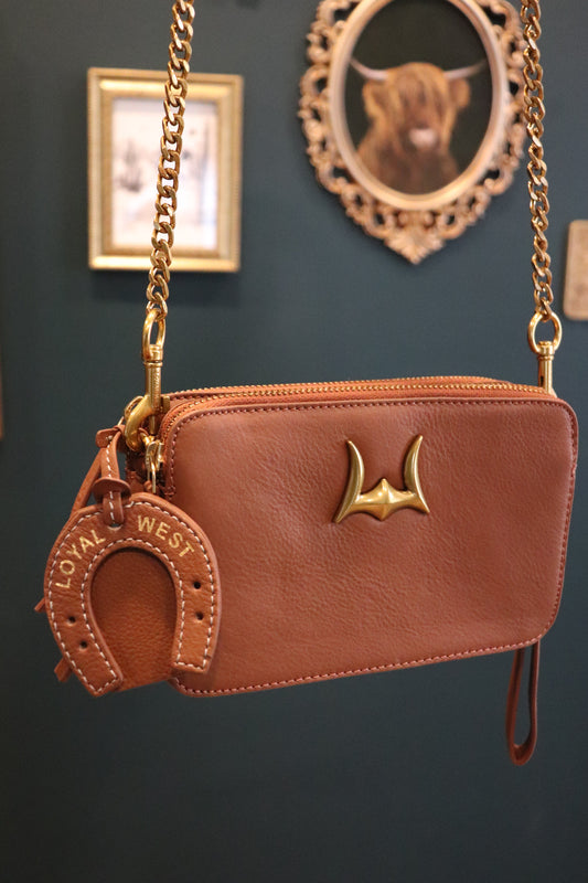 Brown Shell Mini Purse