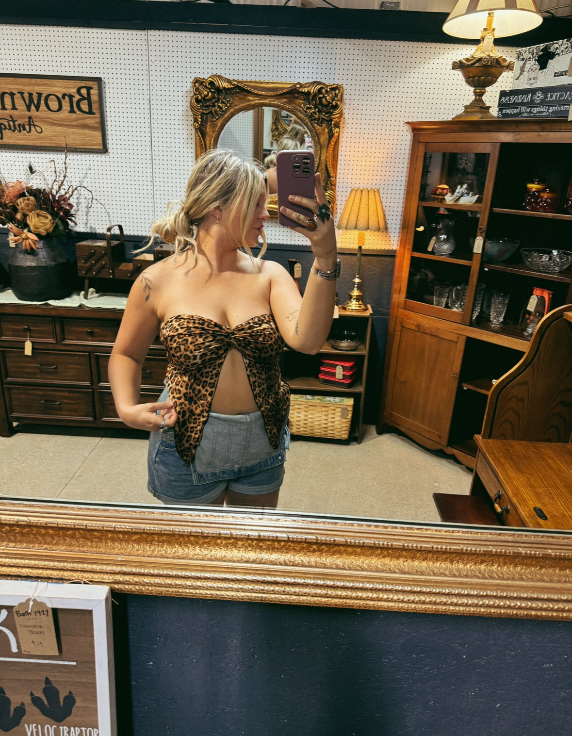 Leopard Fly Away Tube Top