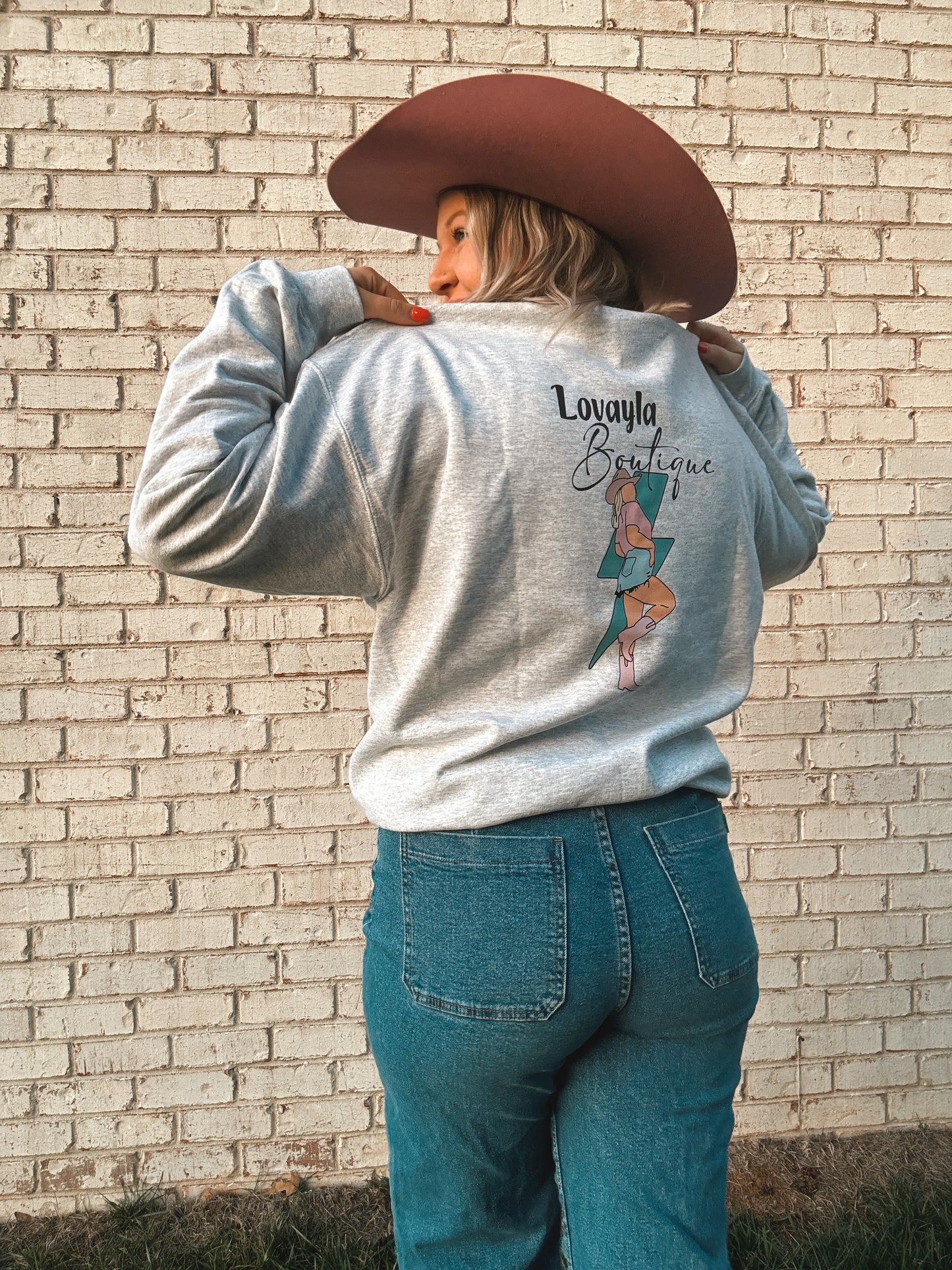 Lovayla Boutique Logo Crewneck